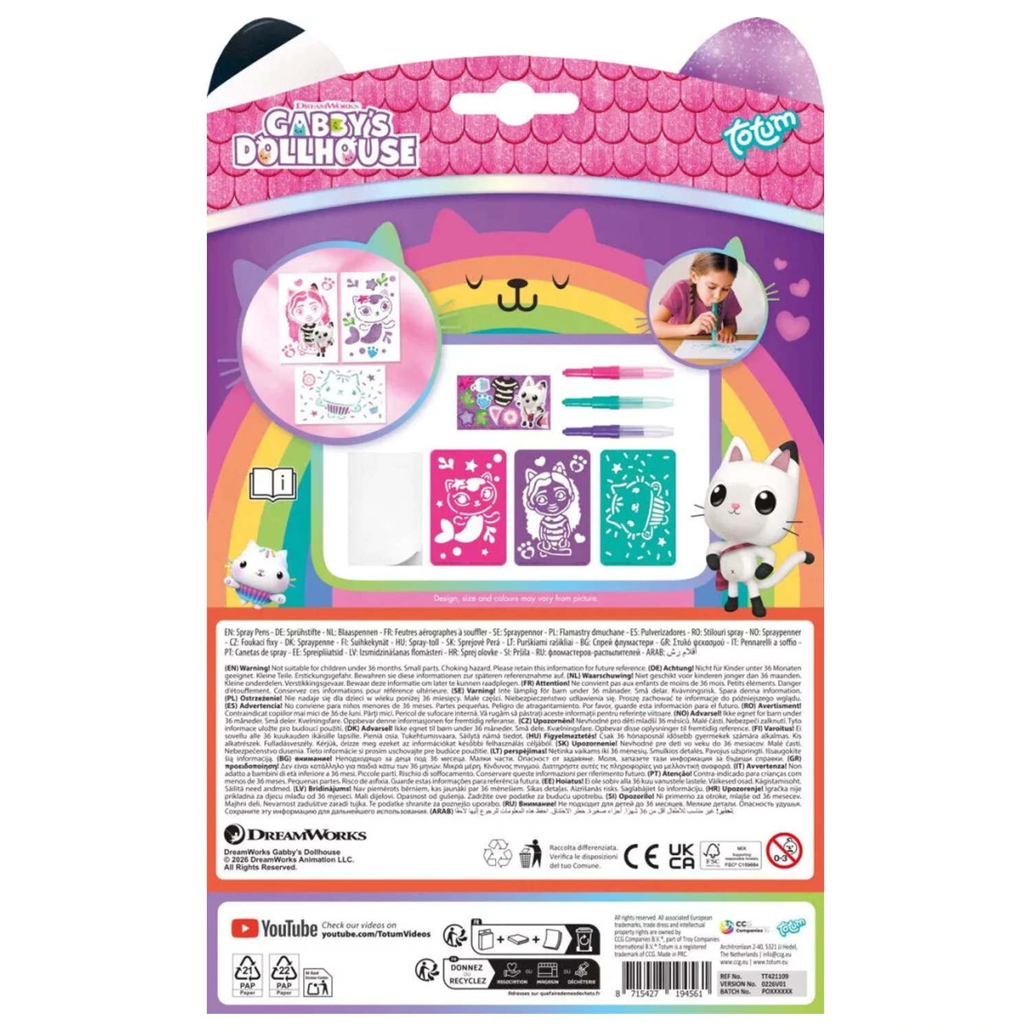 Gabi's Dollhouse Buddies Kreativ-Set mit Sprühstift Produktfoto