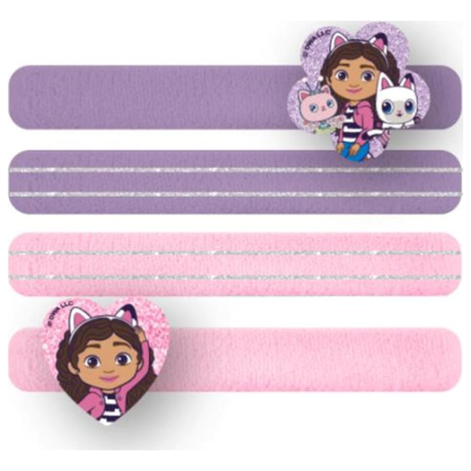 Gabi's Dollhouse Cat Adventures Haargummi-Set 4 St. Produktfoto