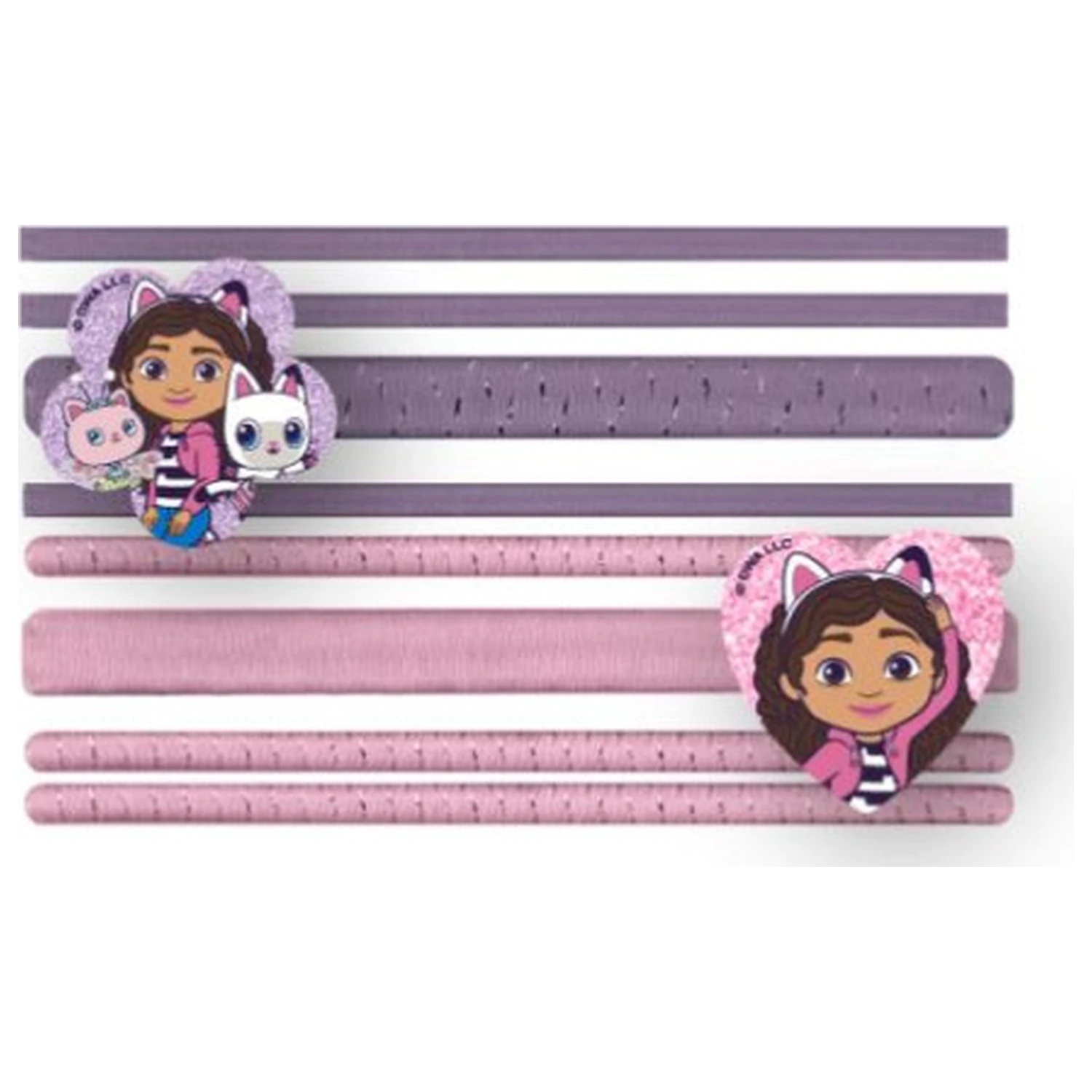 Gabi's Dollhouse Cat Adventures Haargummi-Set 8 Stück Produktfoto