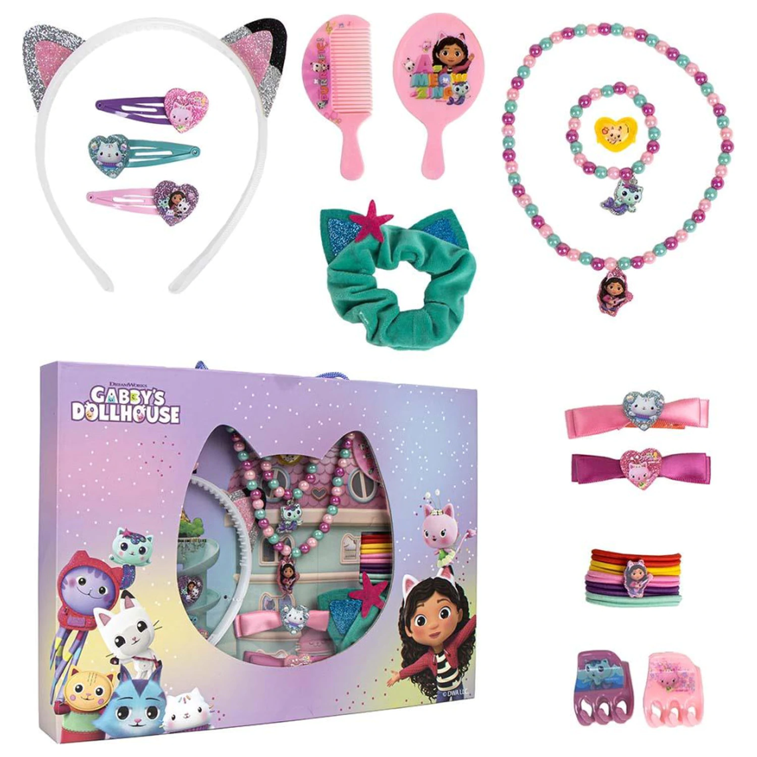 Gabby's Dollhouse Cat-tastic Schmuck und Haar-Accessoires-Set Produktfoto