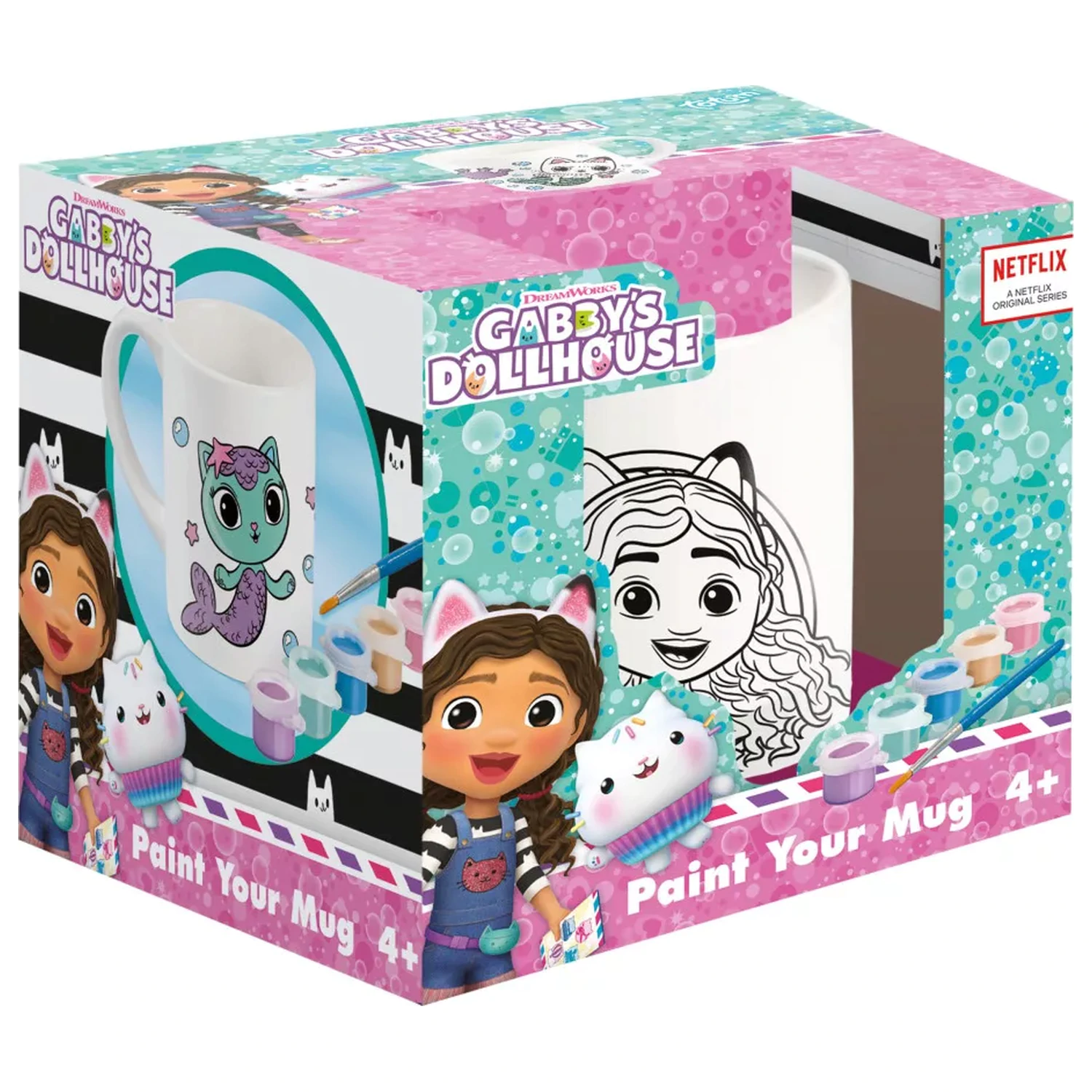 Gabi's Dollhouse Cats Paintable Porzellanbecher 235 ml Produktfoto