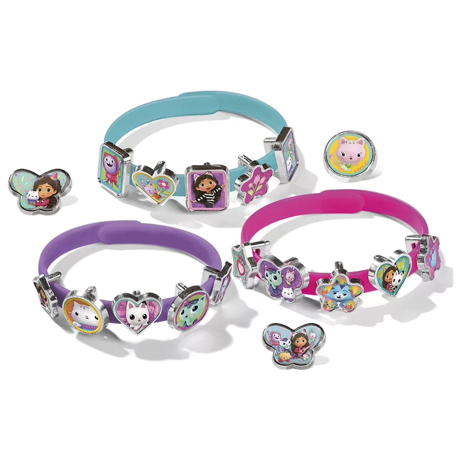 Gabi's Dollhouse Cats Armband Herstellungsset Produktfoto