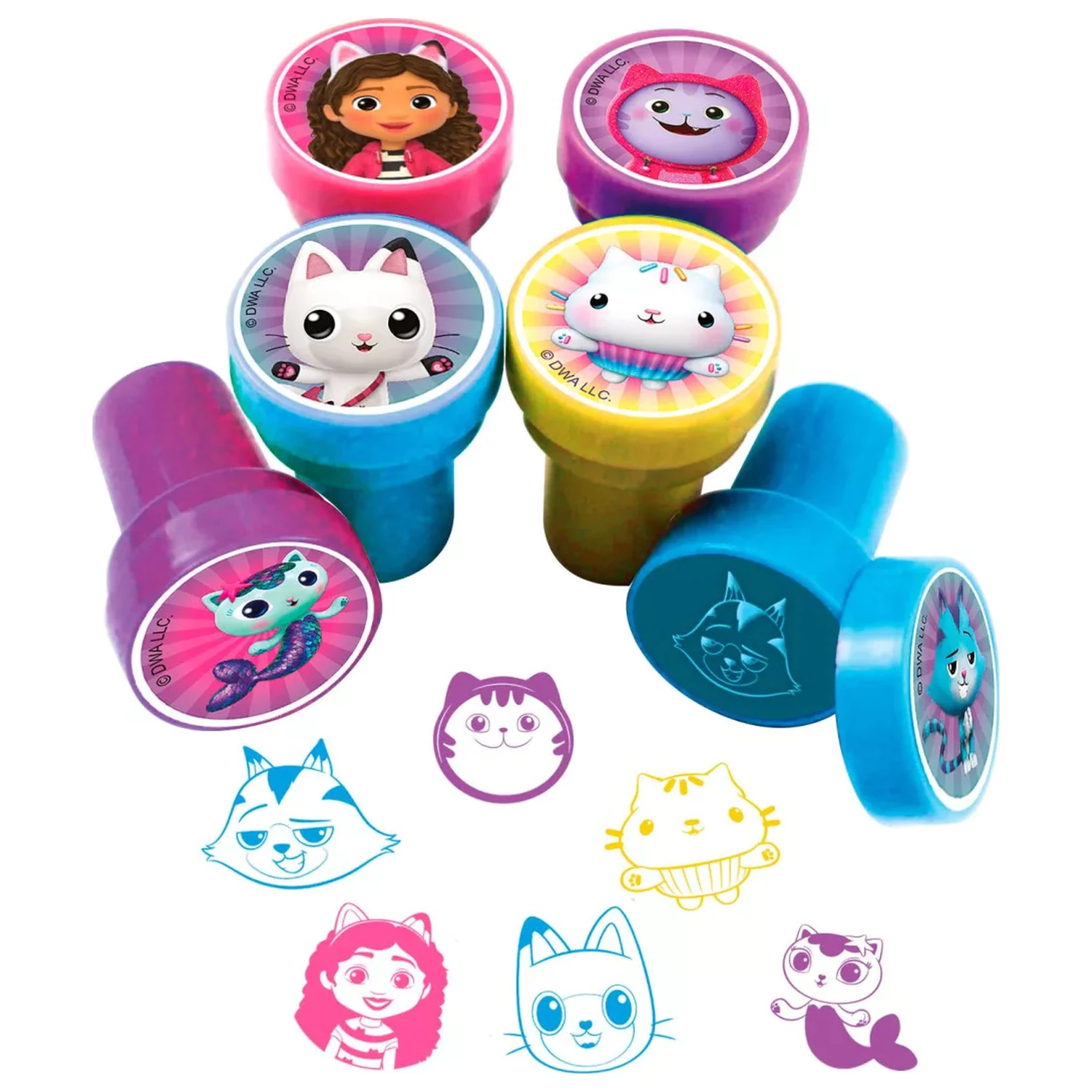 Gabi's Dollhouse Cats Printmaking Set 12-teilig Produktfoto