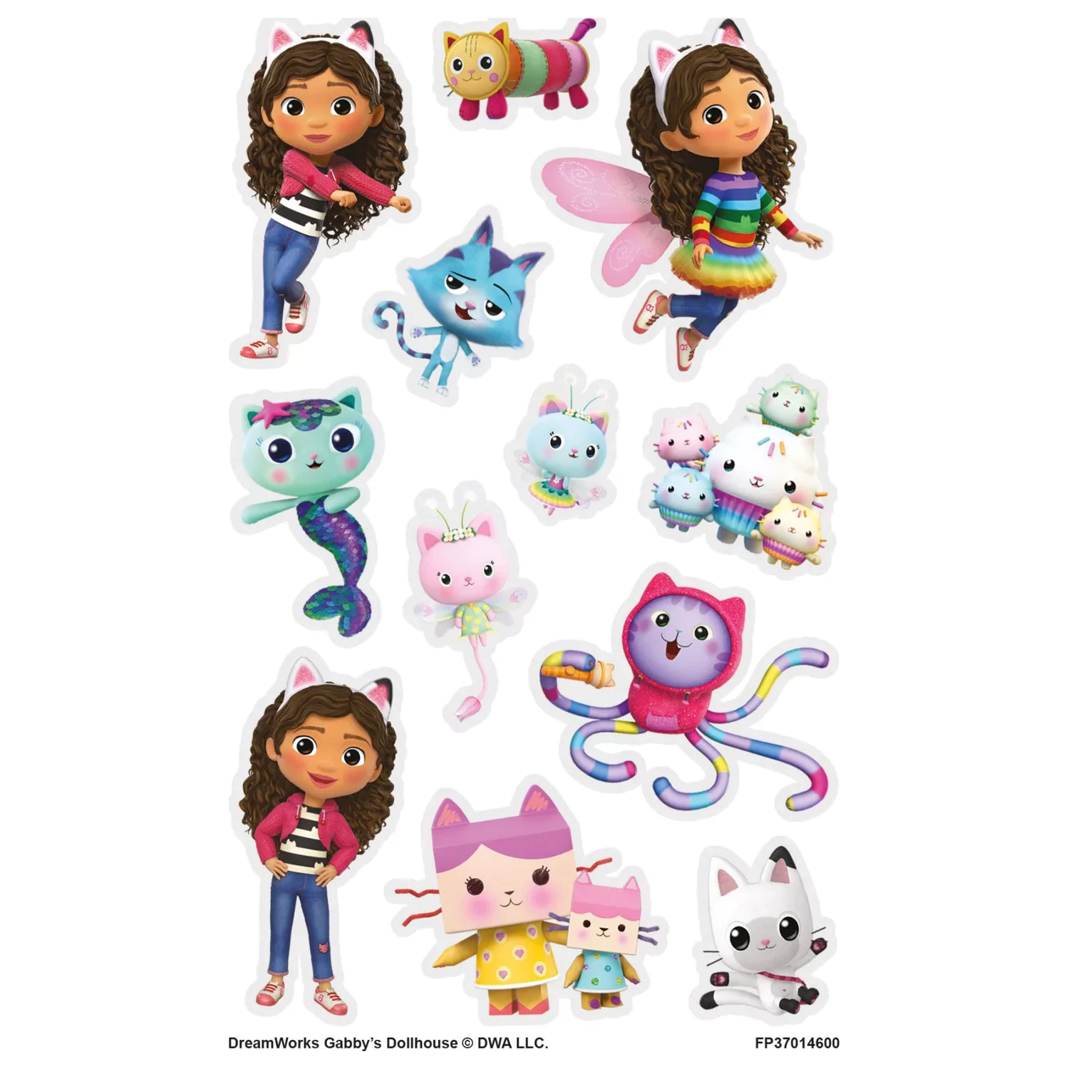 Gabi Dollhouse Cats Tattoo 12-teilig Produktfoto