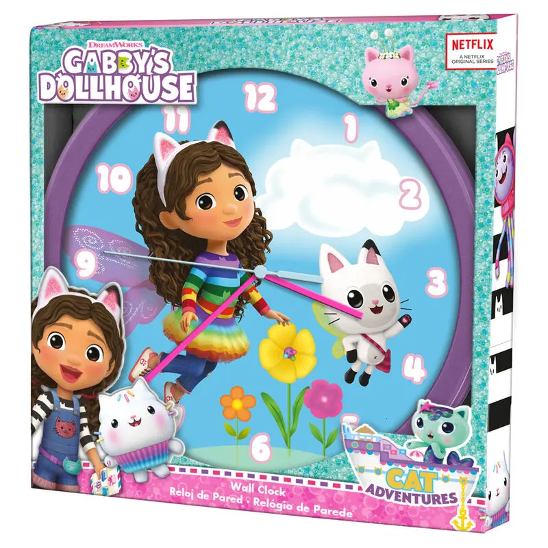 Gabbys Dollhouse Wanduhr termékfotó