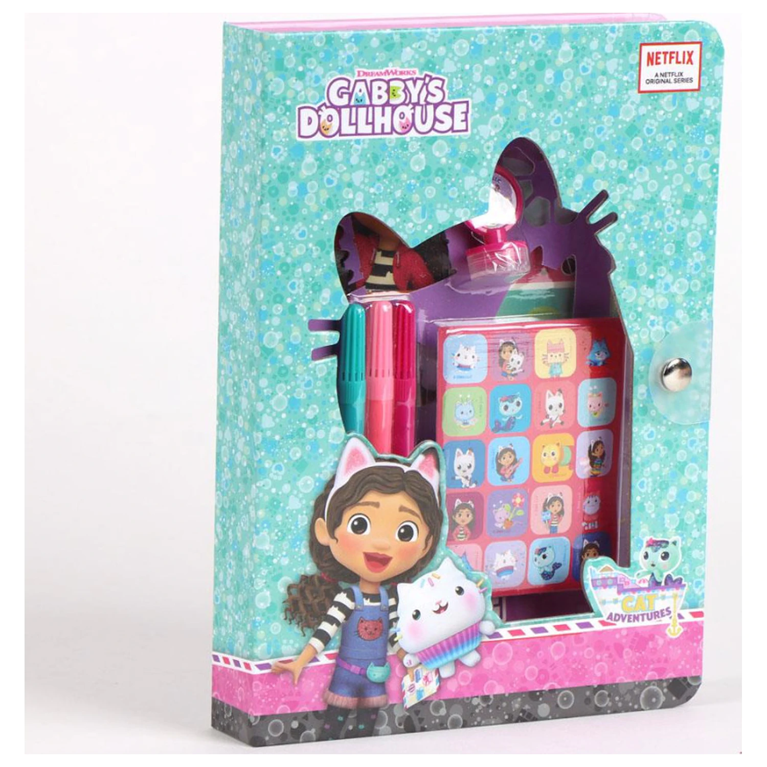 Gabi's Dollhouse Lustiges Malbuch Set mit Vorlage Produktfoto