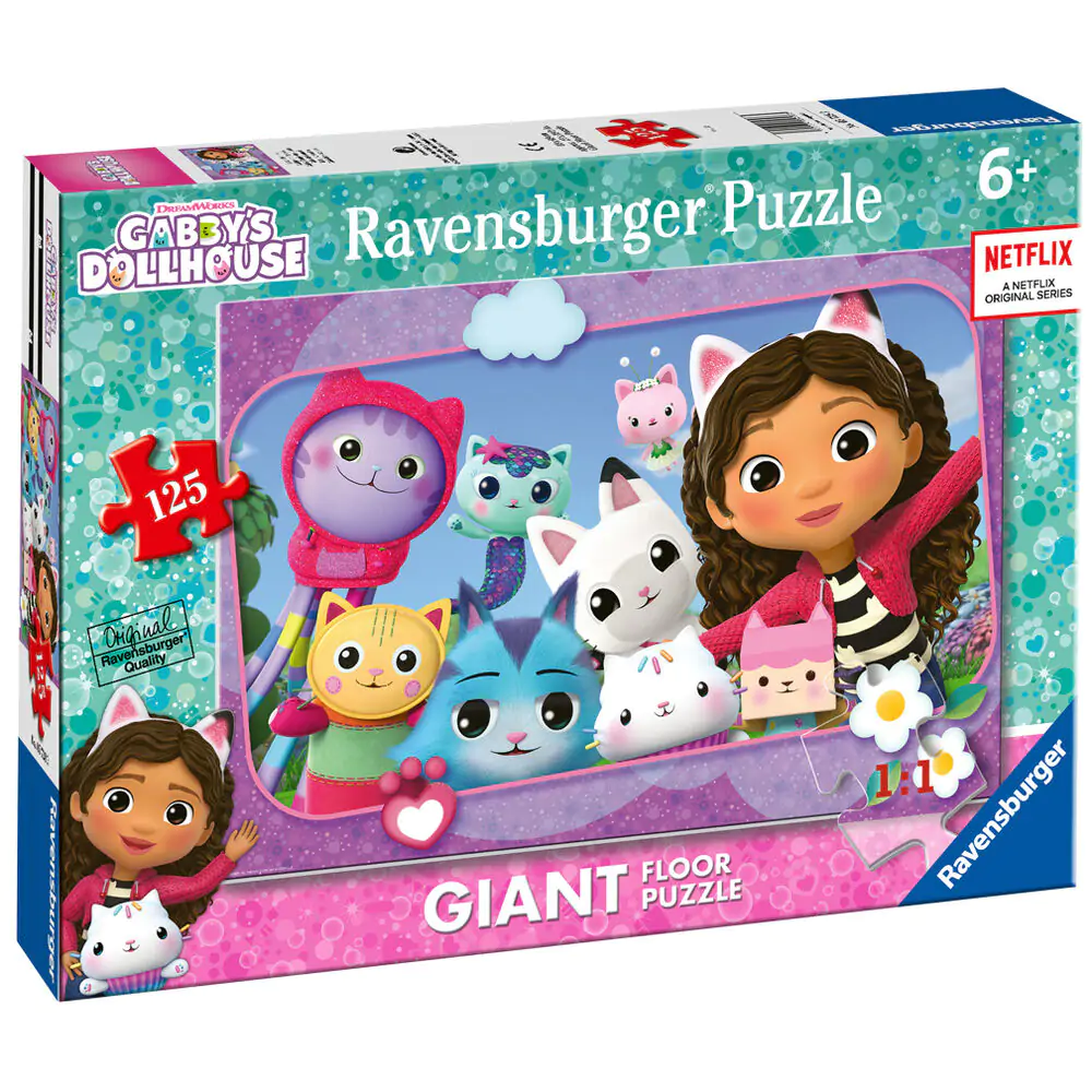 Gabbys Dollhouse giant Puzzle 125St Produktfoto