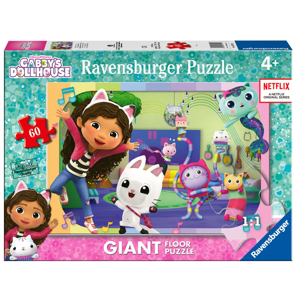 Gabbys Dollhouse giant Puzzle 60St Produktfoto