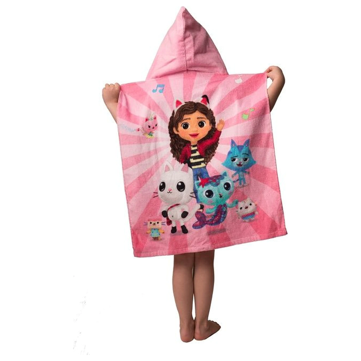 Gabi Puppenhaus Gitarre Strandhandtuch Poncho Produktfoto