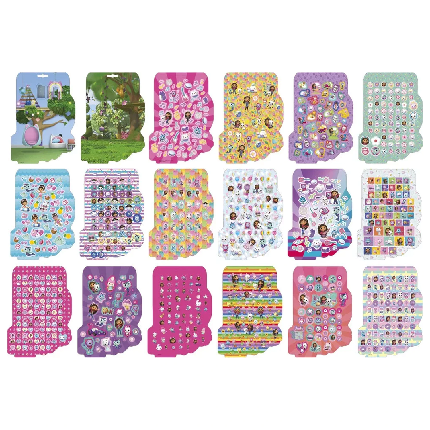 Gabi Puppenhaus Happy Shape A4 Sticker Album Produktfoto