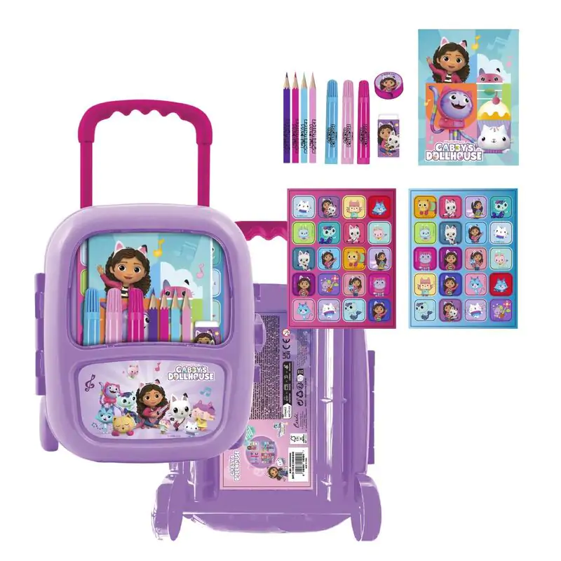 Gabbys Dollhouse Schreibwaren-Set in Rolltasche termékfotó