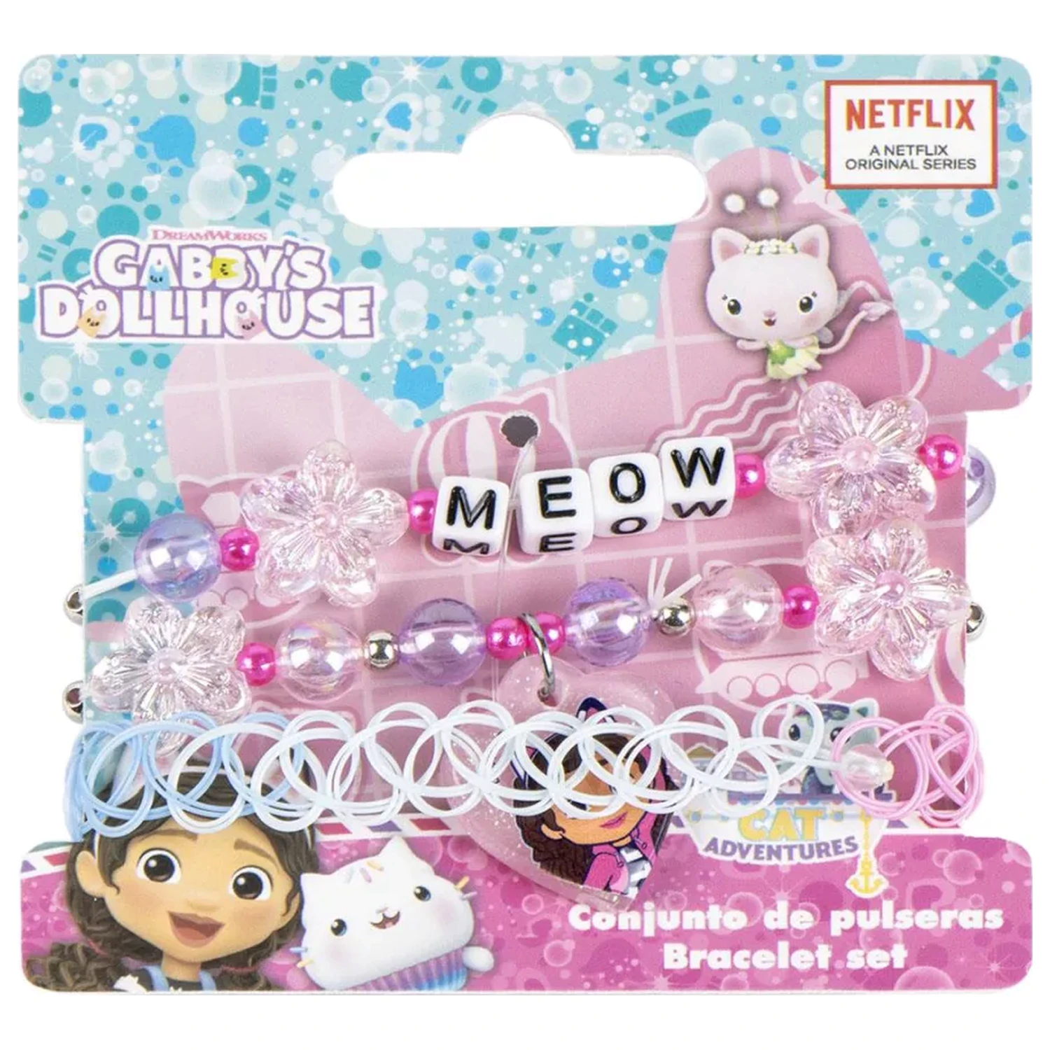 Gabi's Dollhouse Meow Armband Set 3er-Pack Produktfoto