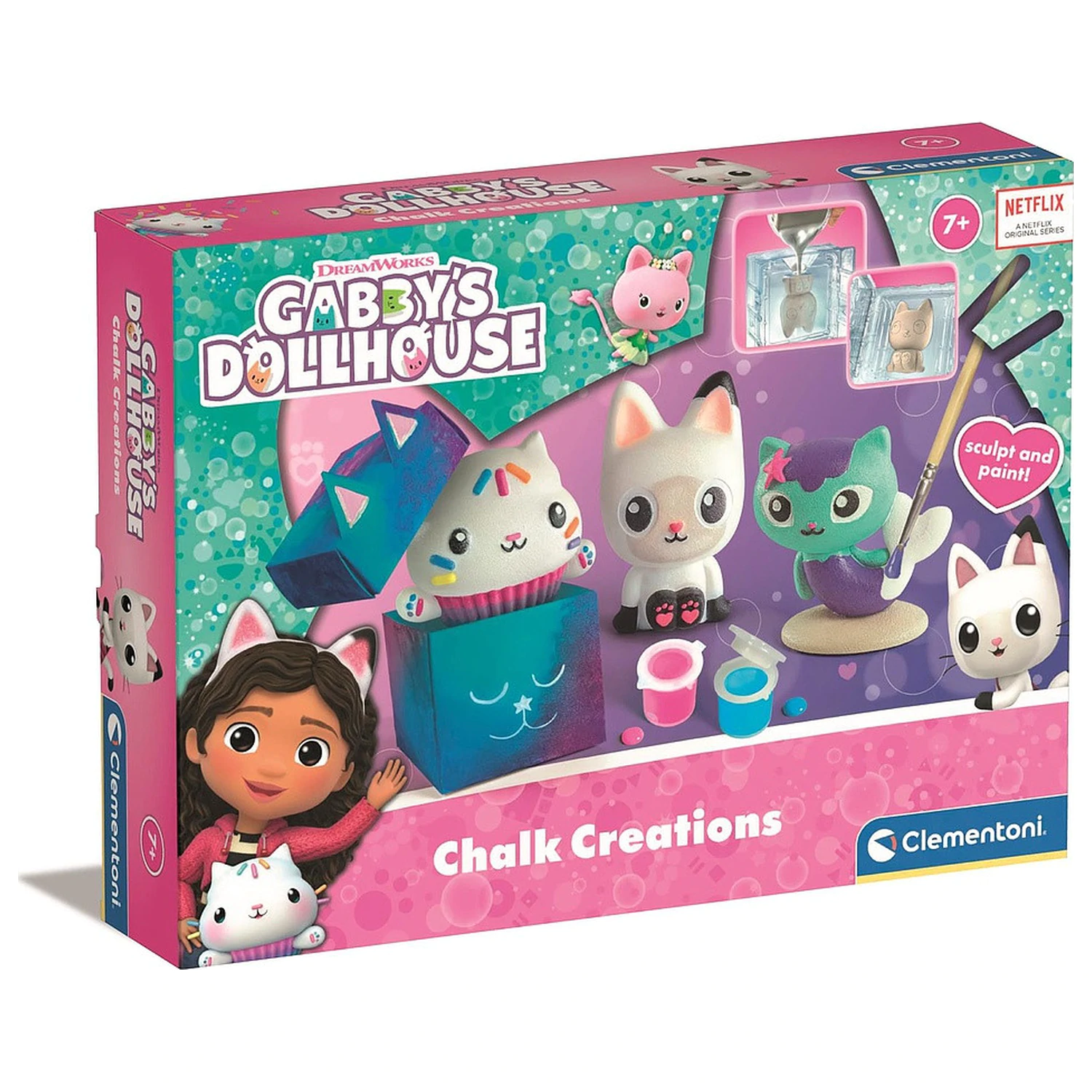 Gabi's Dollhouse Paintable Gips Guss Kreativset Produktfoto