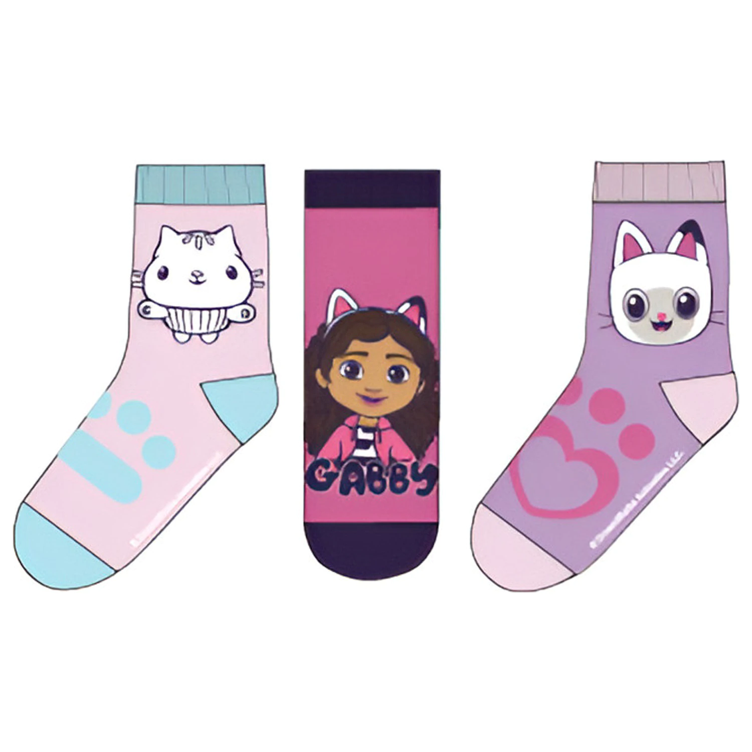 Gabby's Dollhouse Pandy Paws Kinder Socken 31/34 Produktfoto