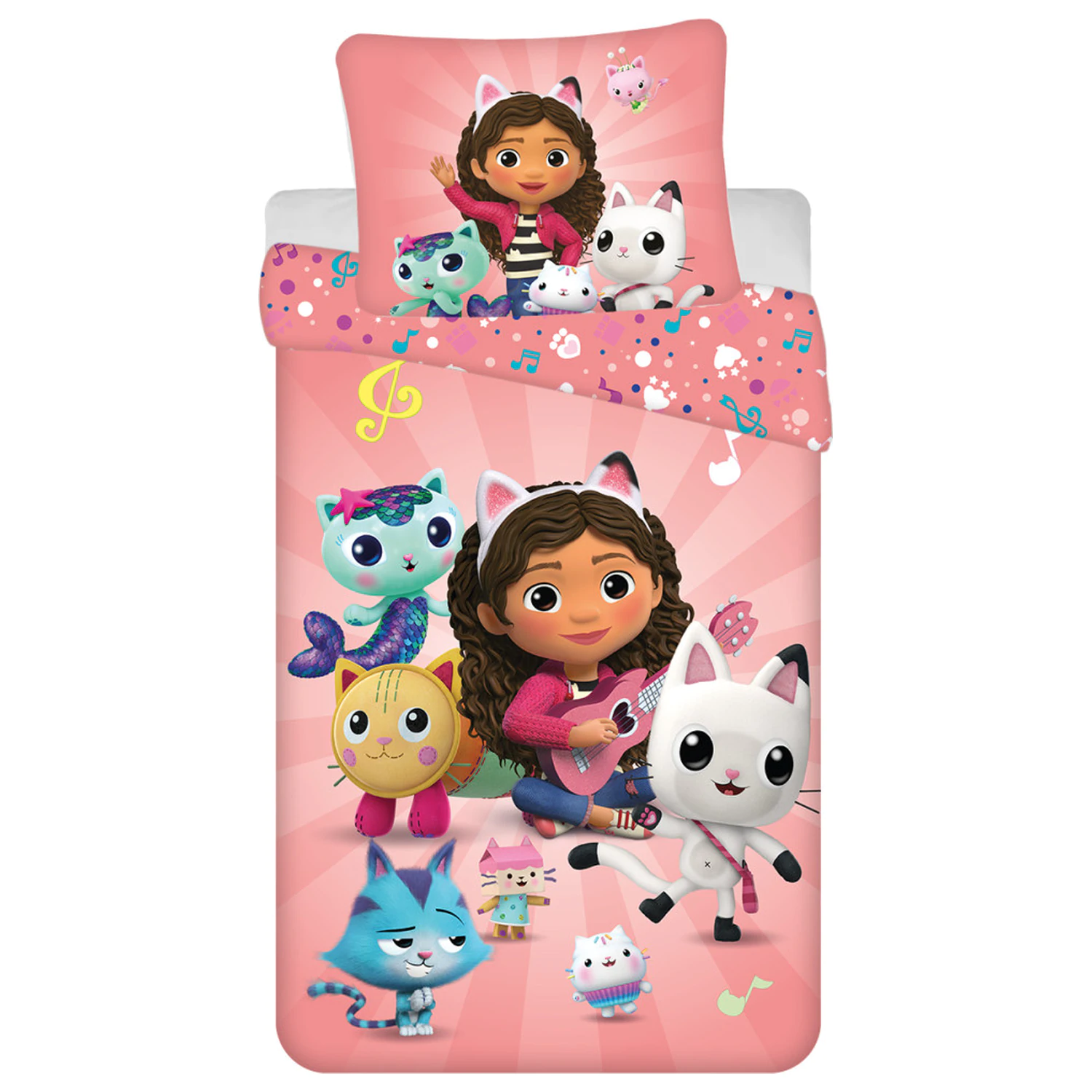 Gabby's Dollhouse Friedlicher Bettbezug Produktfoto