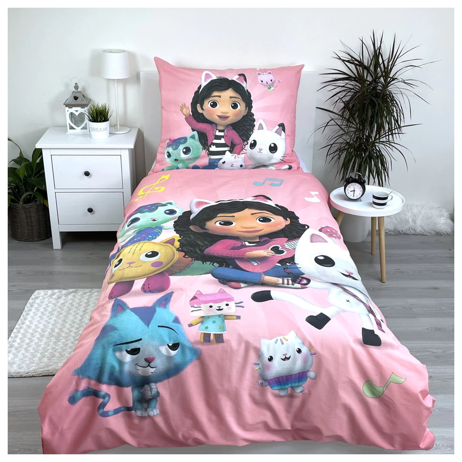 Gabby's Dollhouse Friedlicher Bettbezug Produktfoto