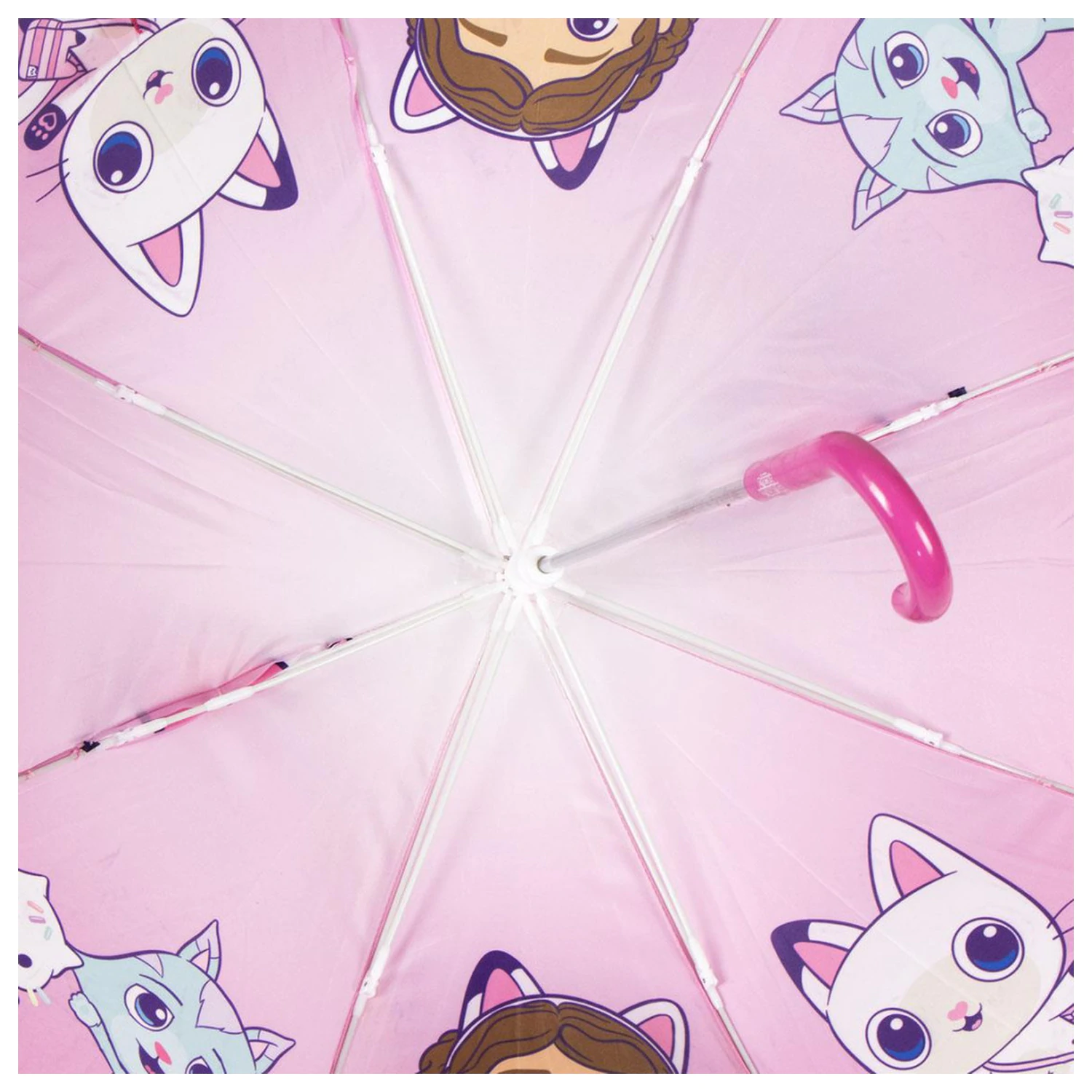 Gabi Puppenhaus Pink Kinder Regenschirm mit Ohren Ø71 cm Produktfoto