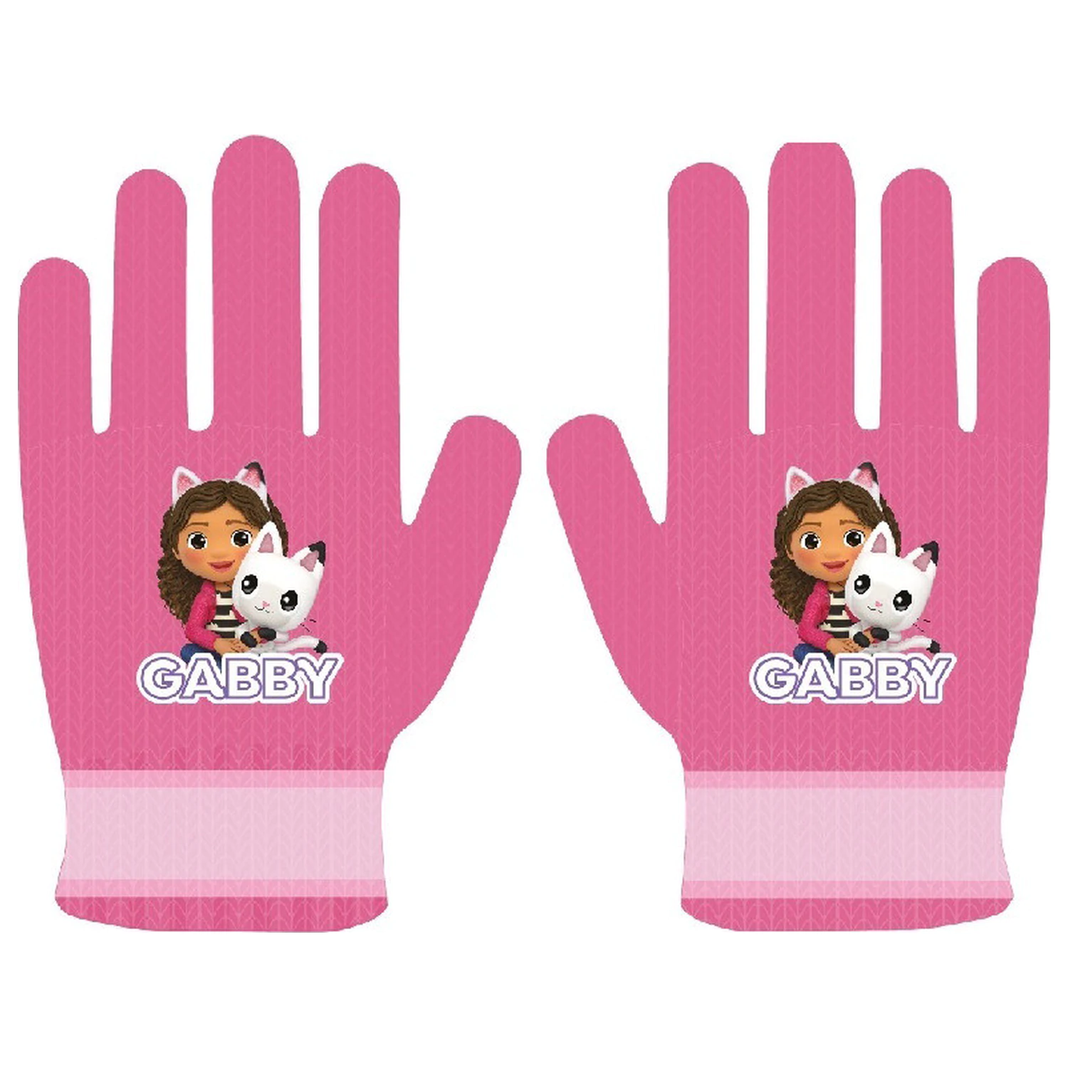 Gabi's Dollhouse Pink Kinder Handschuhe Produktfoto