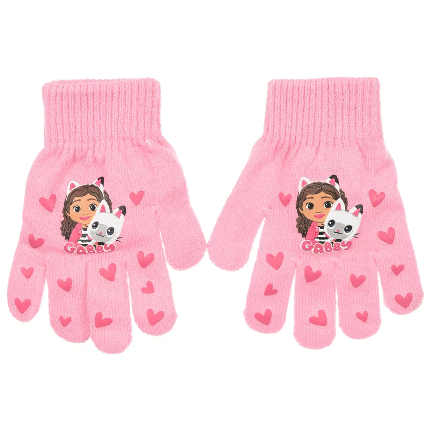 Gabby's Dollhouse Pink Heart Kinderhandschuhe Produktfoto