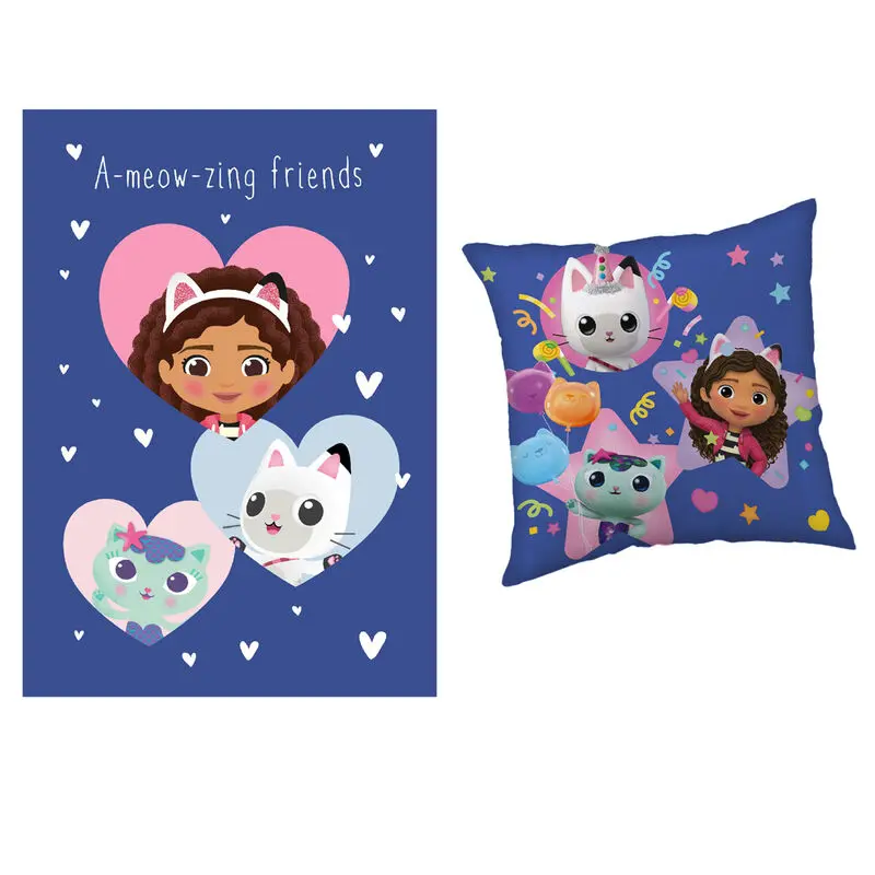 Gabbys Puppehouse Polardecke + Kissen set Produktfoto
