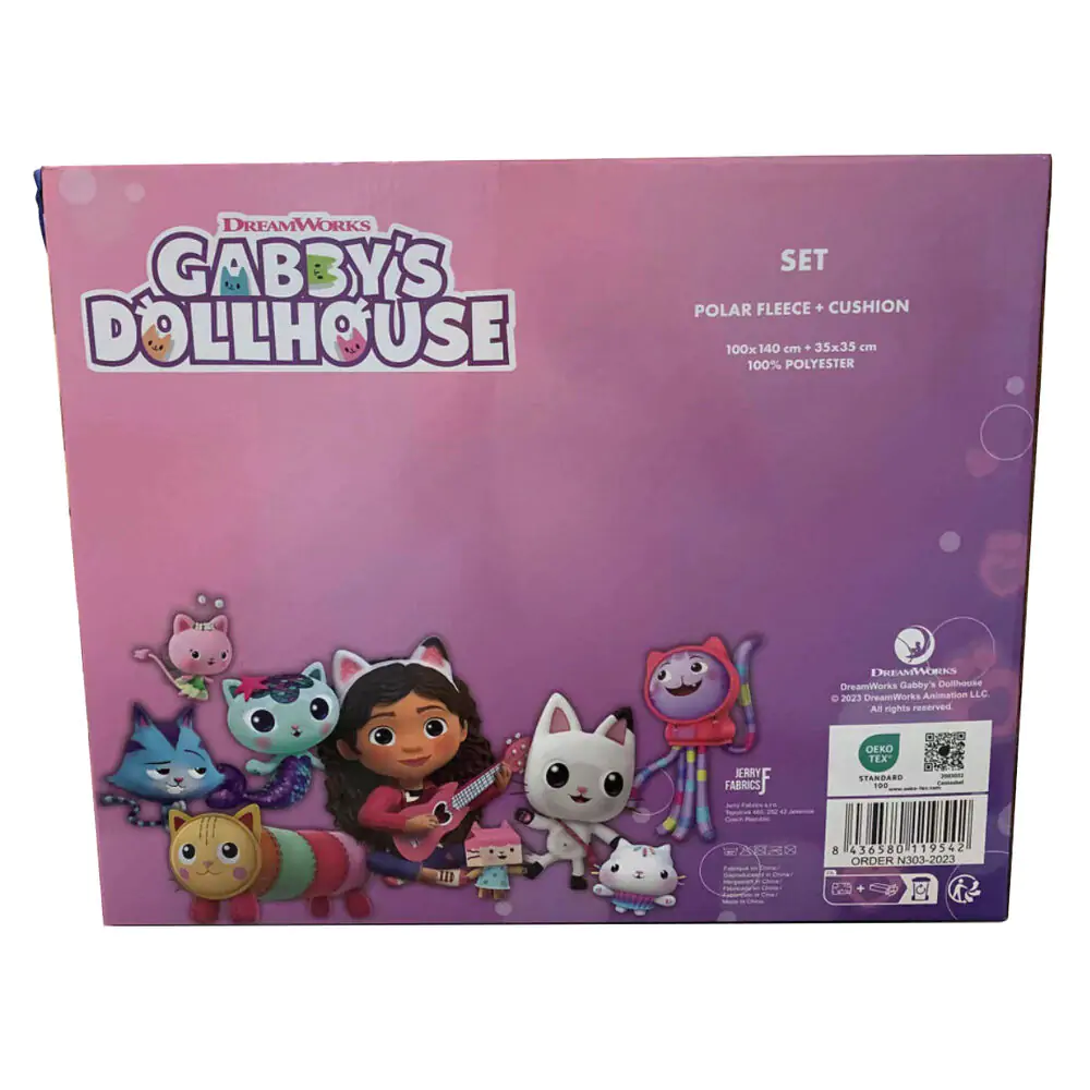 Gabbys Puppehouse Polardecke + Kissen set Produktfoto