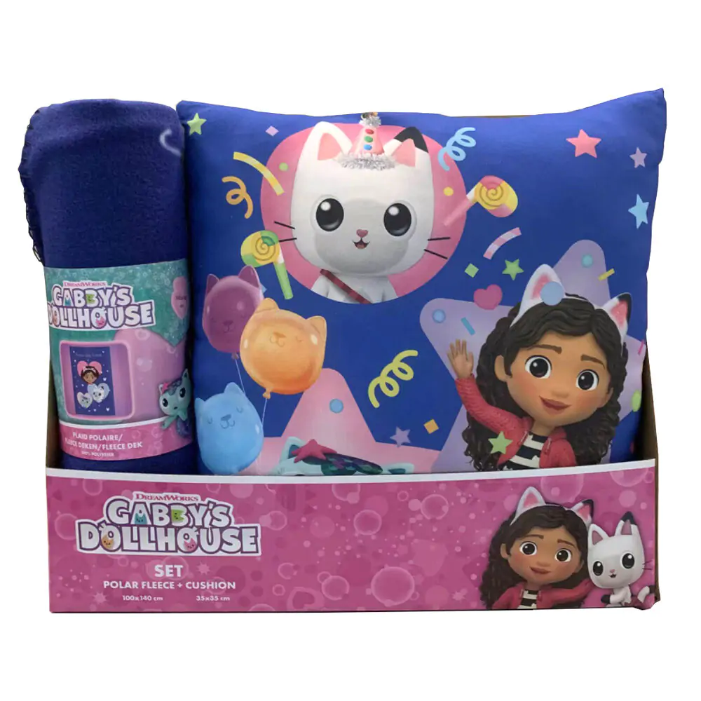 Gabbys Puppehouse Polardecke + Kissen set Produktfoto