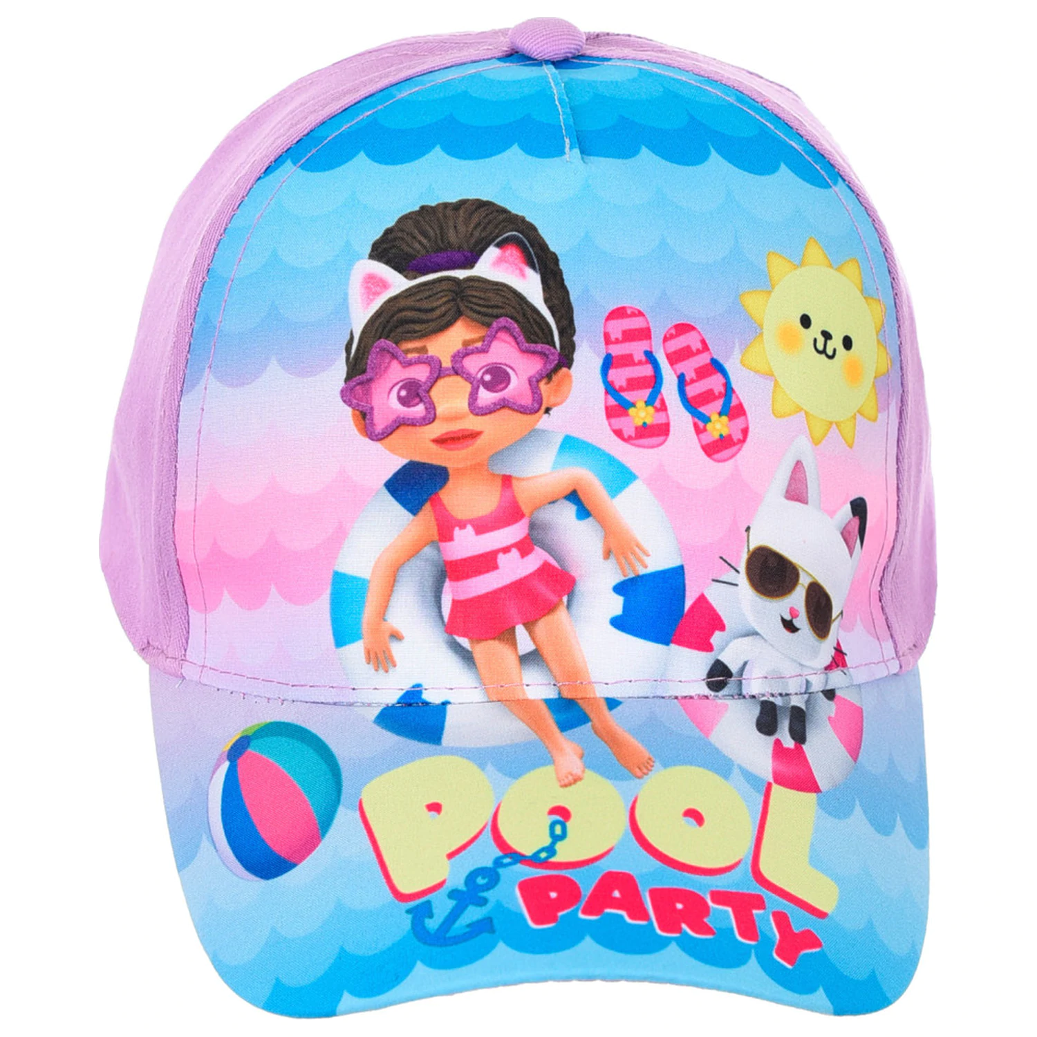 Gabby's Dollhouse Pool Party Kinder Baseballmütze 54 cm Produktfoto