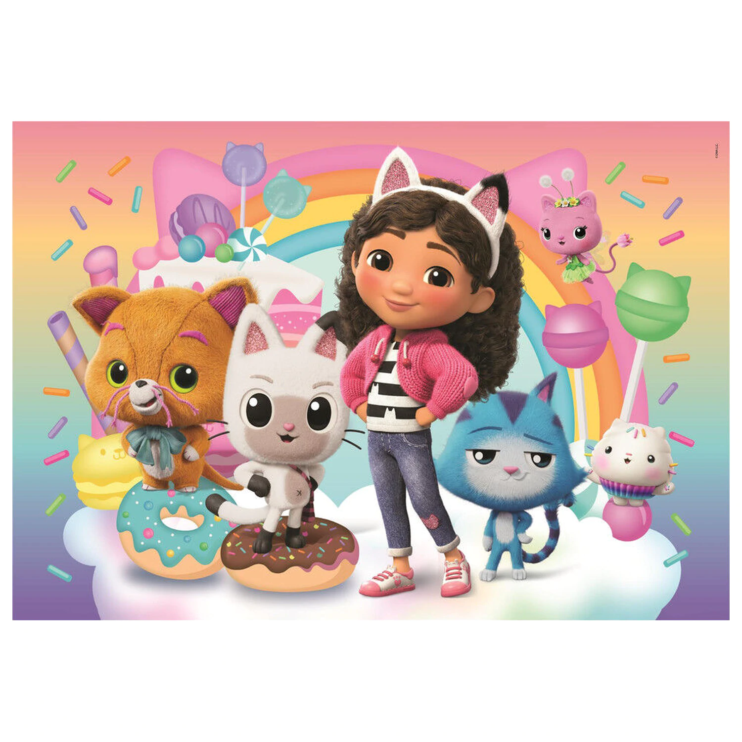 Gabby's Dollhouse Puzzle 2x20 Teile Produktfoto