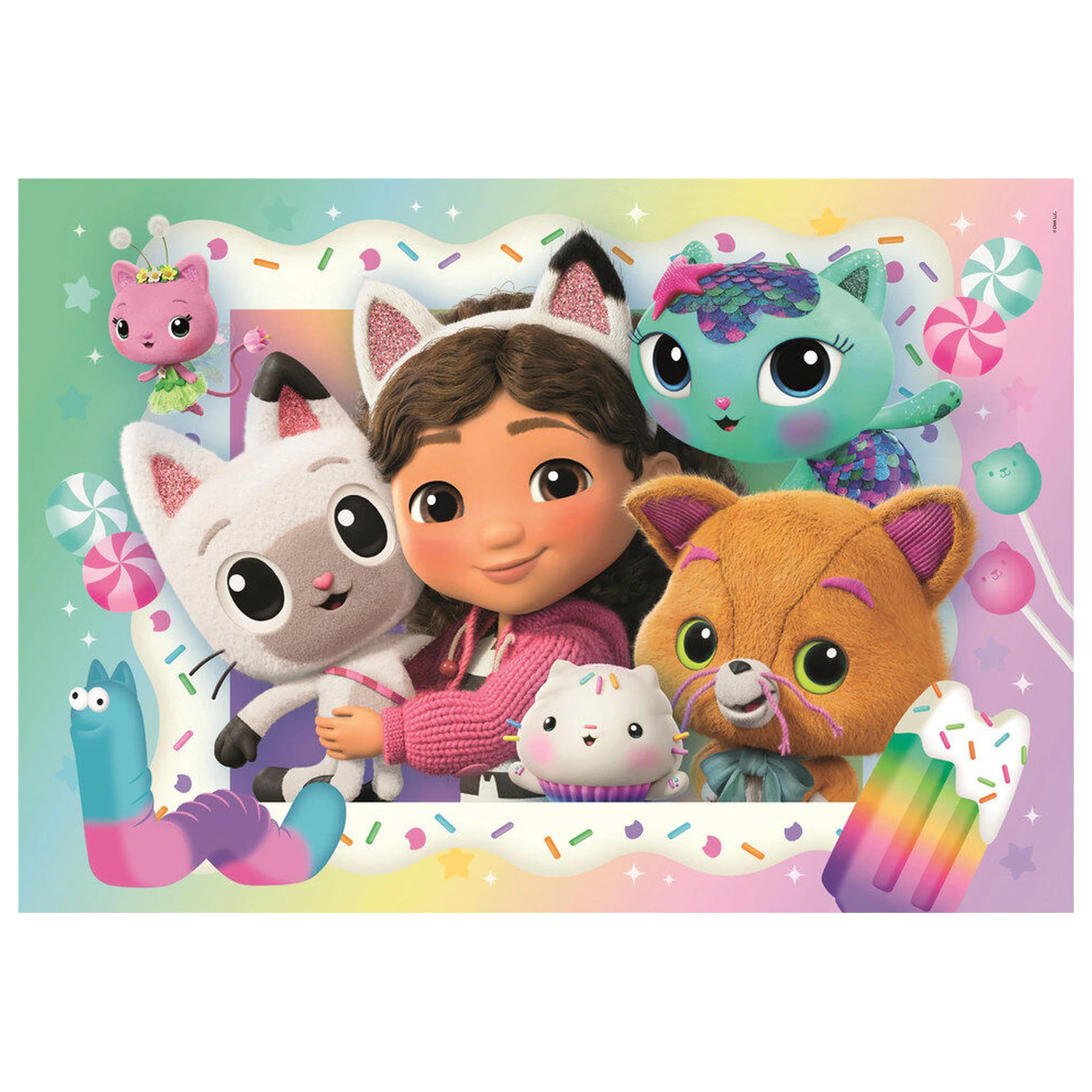 Gabby's Dollhouse Puzzle 2x20 Teile Produktfoto