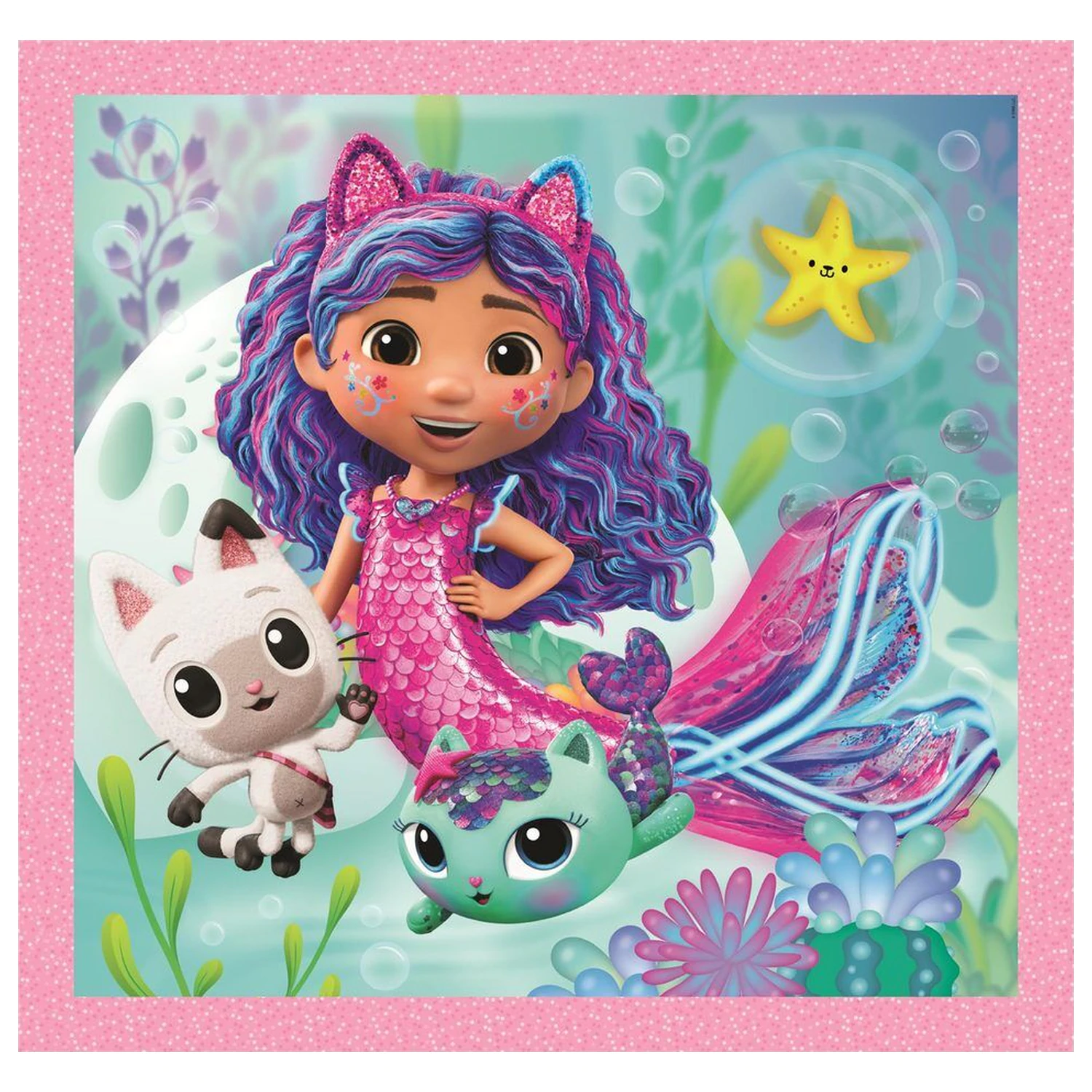Gabbys Dollhouse Puzzle 3x48 Teile Produktfoto