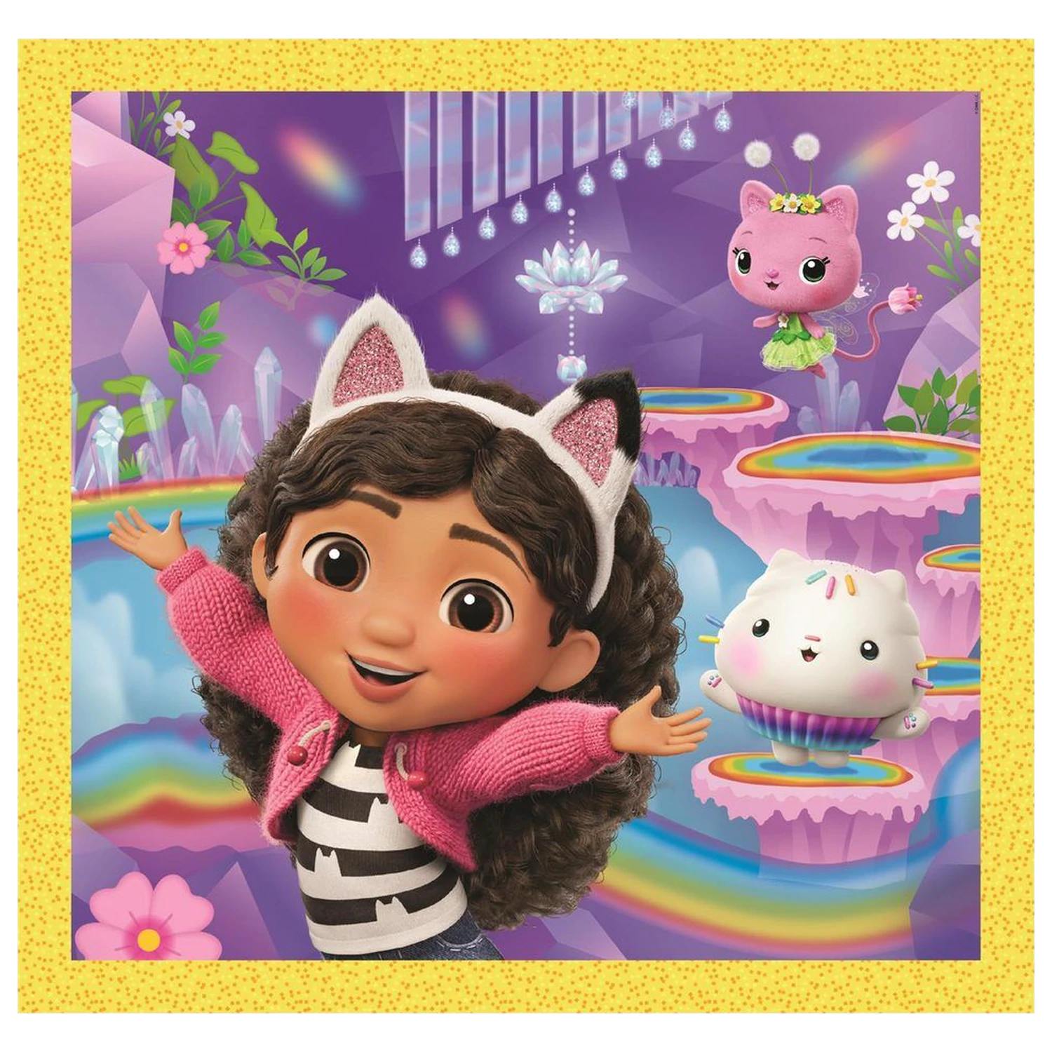 Gabbys Dollhouse Puzzle 3x48 Teile Produktfoto
