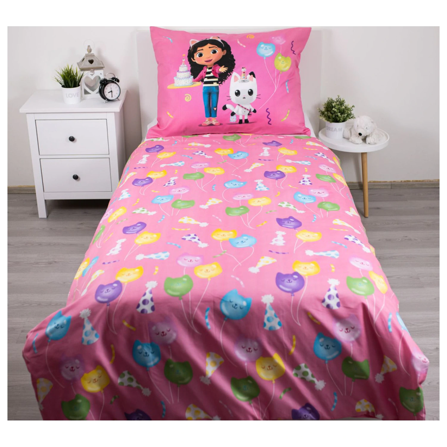 Gabi Dollhouse Rainbow Party Bettbezug Produktfoto