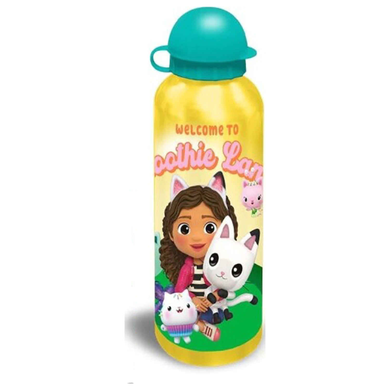 Gabi's Dollhouse Smoothie Land Aluminium-Trinkflasche mit Trinkverschluss 500 ml Produktfoto