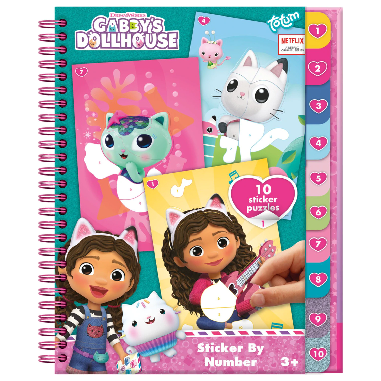 Gabi's Dollhouse Sprinkle Party Puzzle Sticker- und Malset Produktfoto
