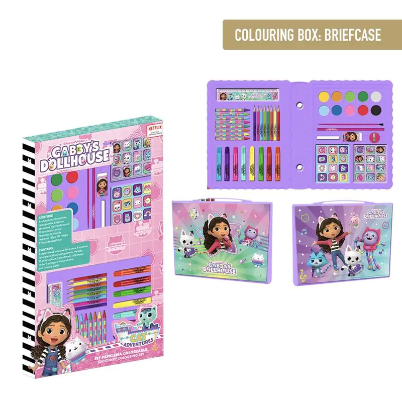 Gabbys Dollhouse Schreibwaren-Set zum Ausmalen termékfotó