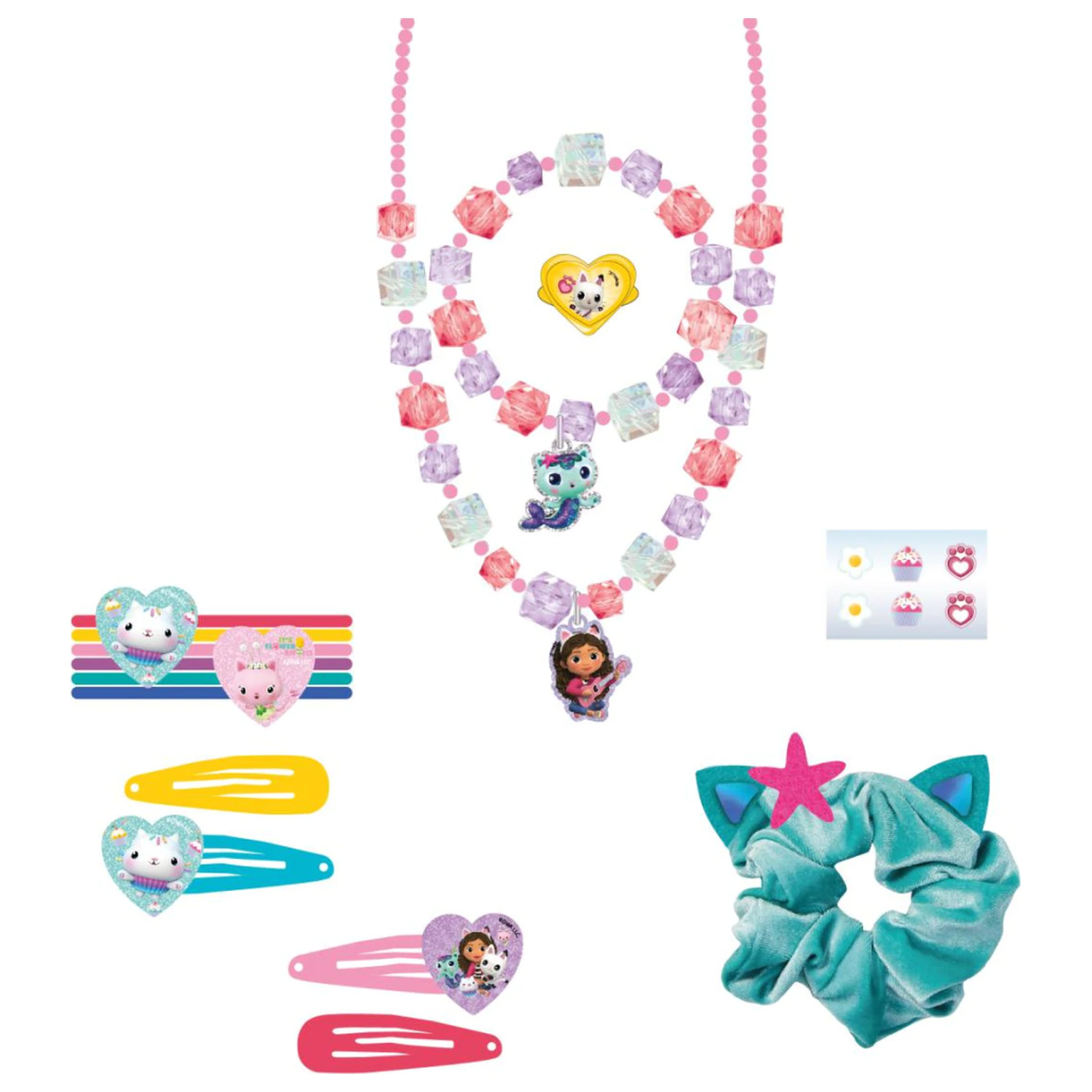 Gabi's Dollhouse Team Haar-Accessoire und Schmuckset 15 Teile Produktfoto