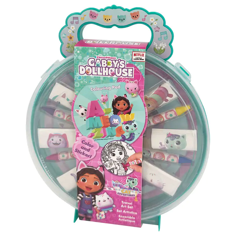 Gabbys Dollhouse travel Schreibwaren set Produktfoto