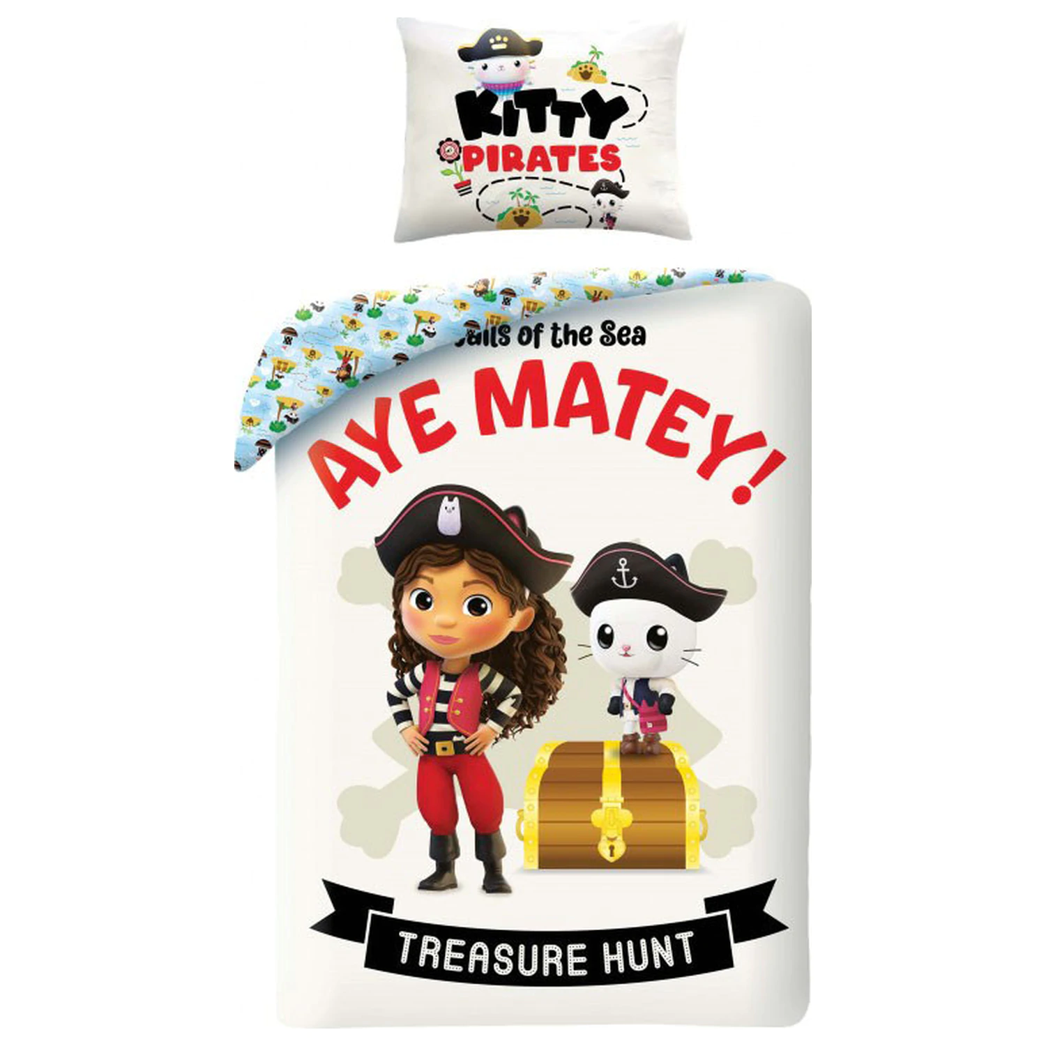 Gabi's Dollhouse Treasure Hunt Bettbezug Produktfoto