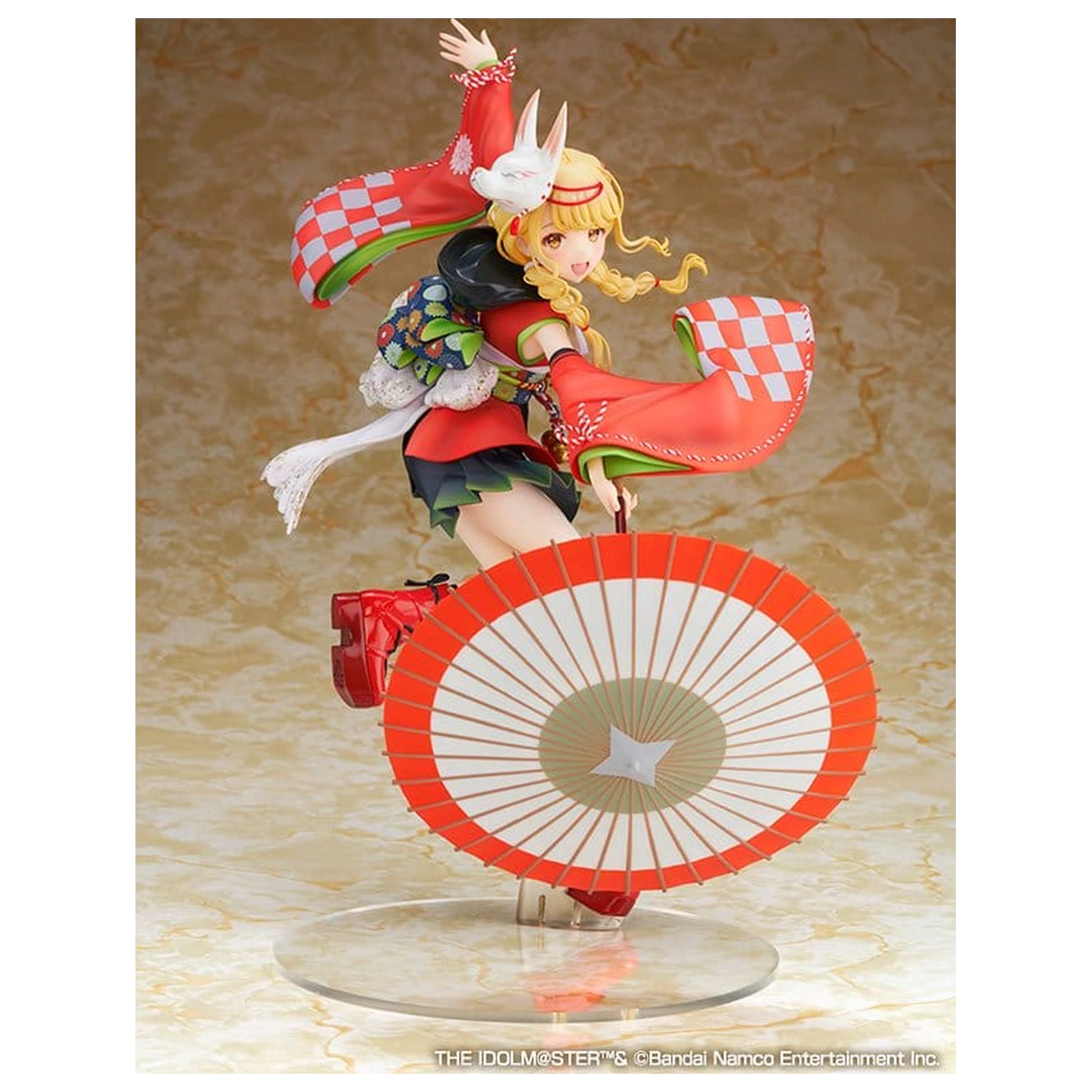 Gakuen The Idolmaster PVC Figur 1/7 Kotone Fujita Kamurogiku Ver. 27 cm Produktfoto