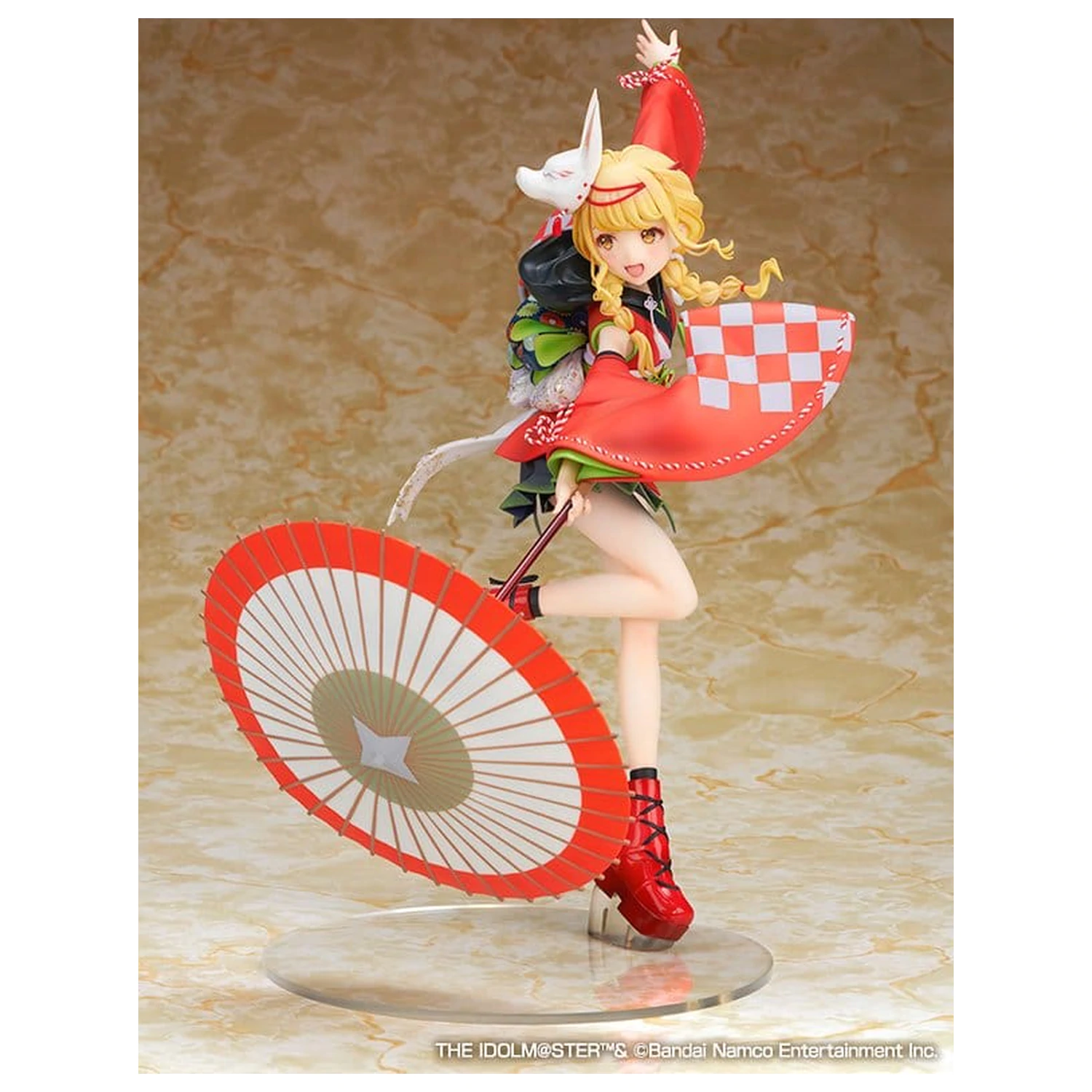 Gakuen The Idolmaster PVC Figur 1/7 Kotone Fujita Kamurogiku Ver. 27 cm Produktfoto