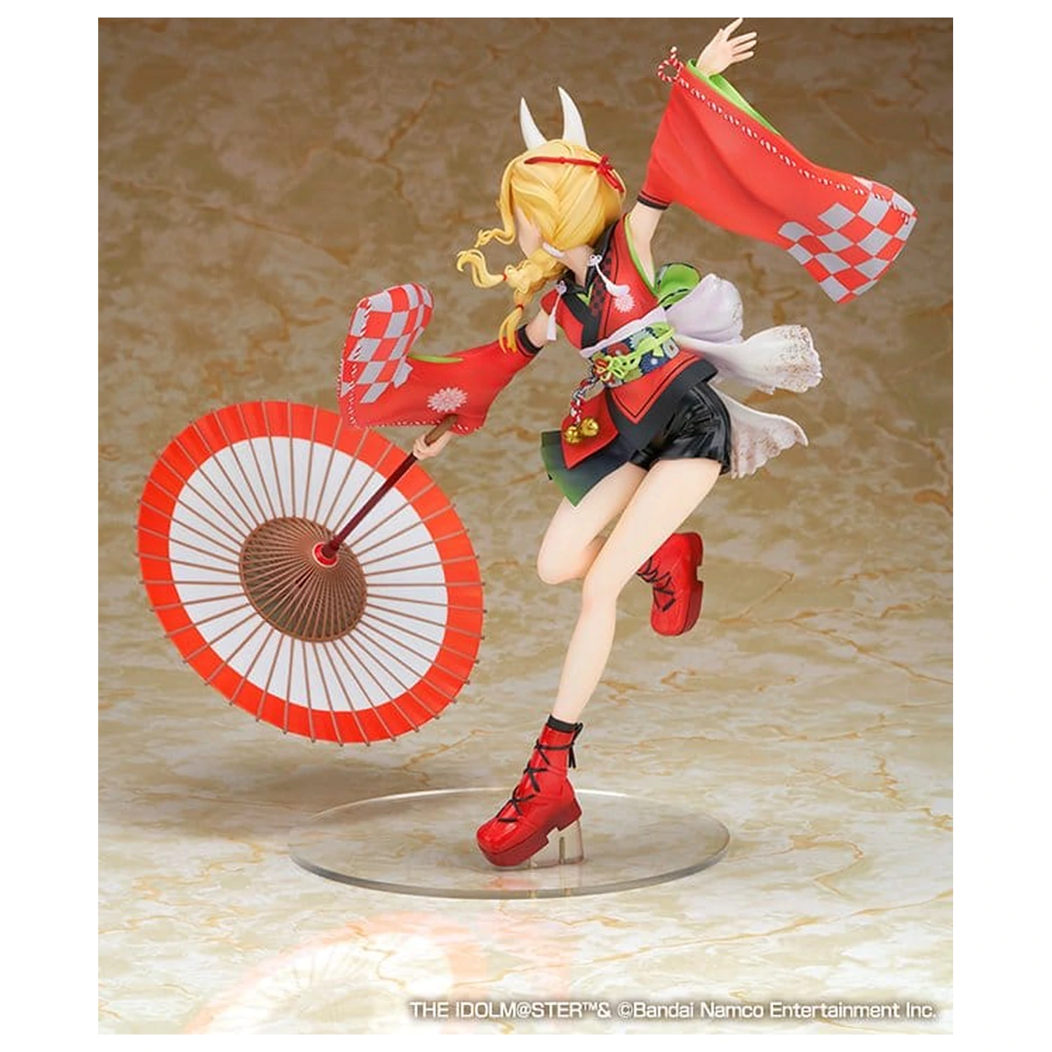 Gakuen The Idolmaster PVC Figur 1/7 Kotone Fujita Kamurogiku Ver. 27 cm Produktfoto