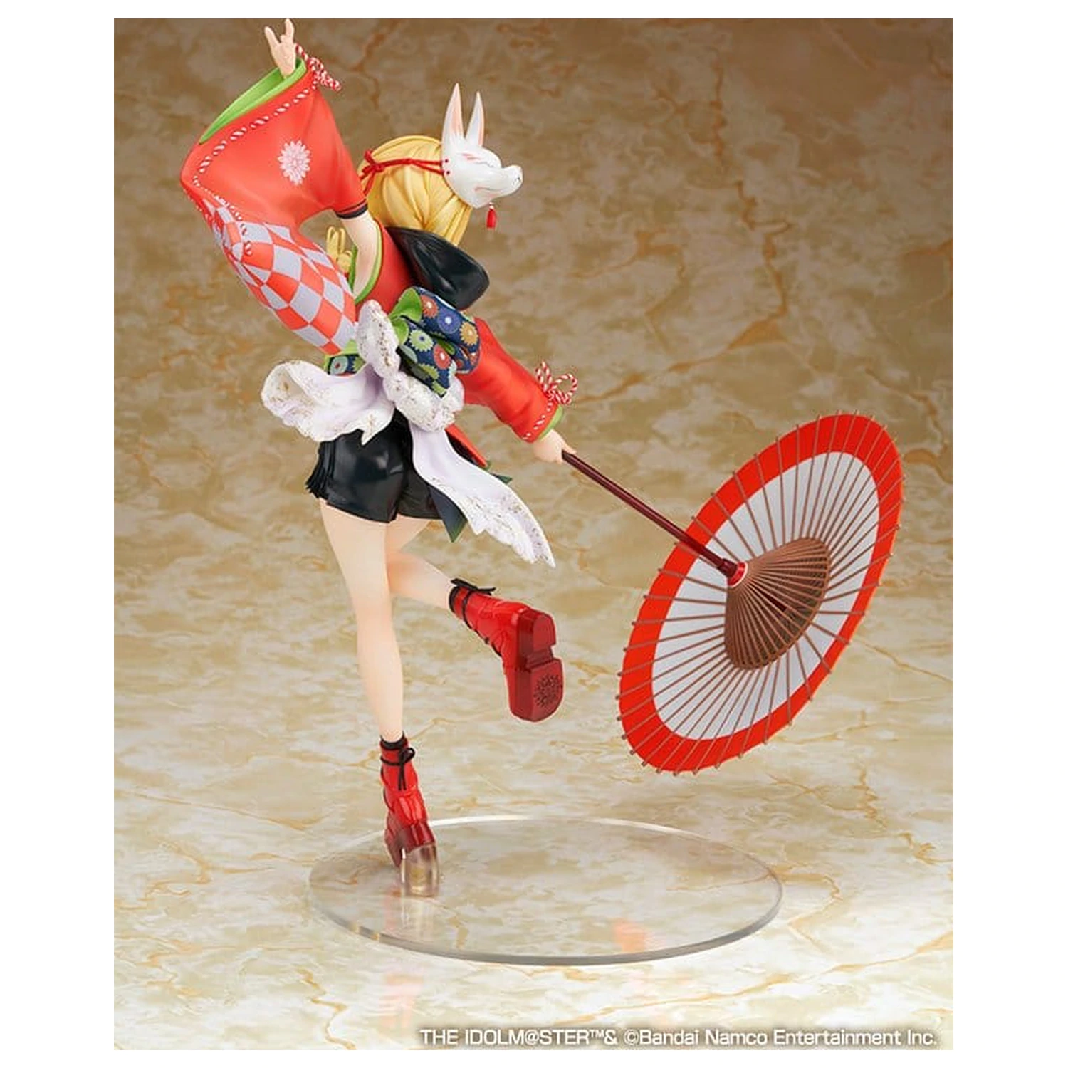 Gakuen The Idolmaster PVC Figur 1/7 Kotone Fujita Kamurogiku Ver. 27 cm Produktfoto