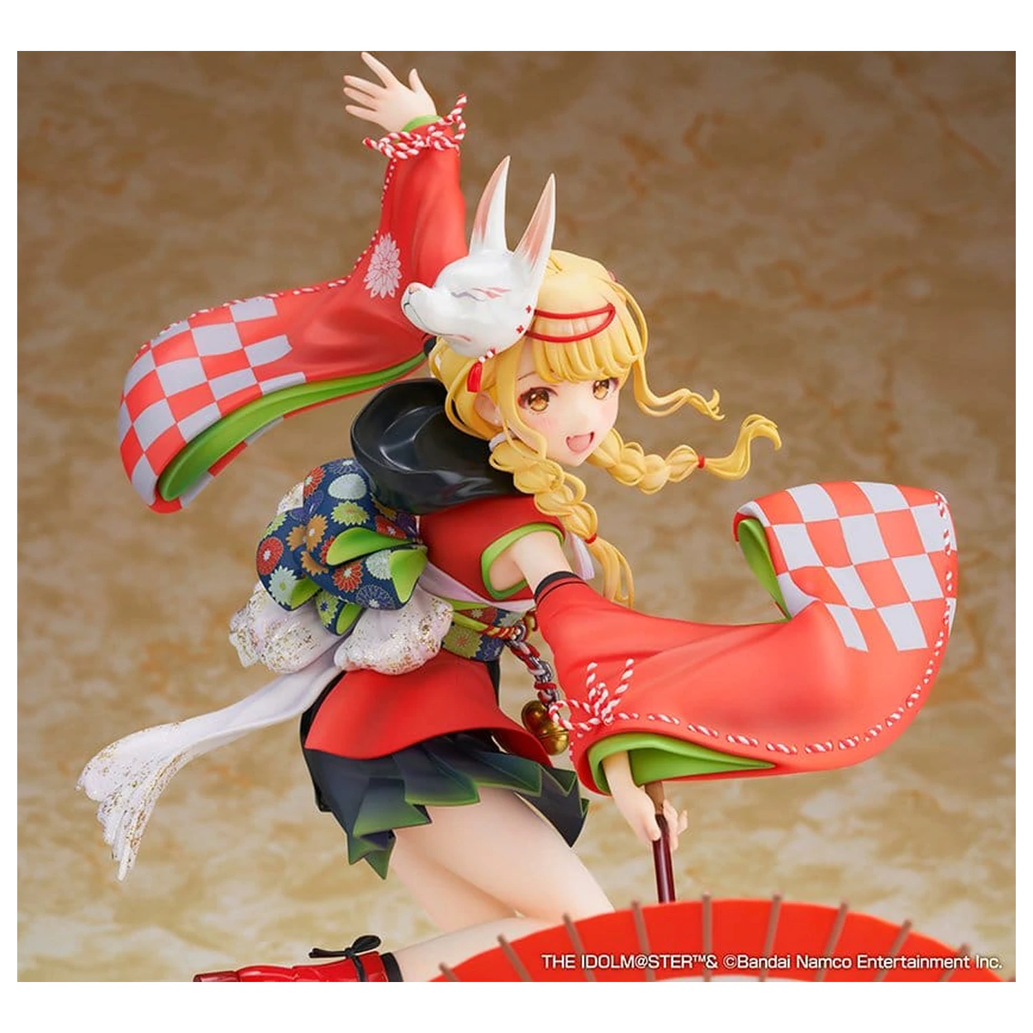 Gakuen The Idolmaster PVC Figur 1/7 Kotone Fujita Kamurogiku Ver. 27 cm Produktfoto