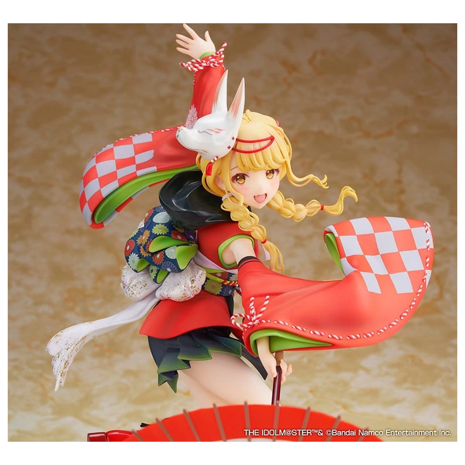 Gakuen The Idolmaster PVC Figur 1/7 Kotone Fujita Kamurogiku Ver. 27 cm Produktfoto