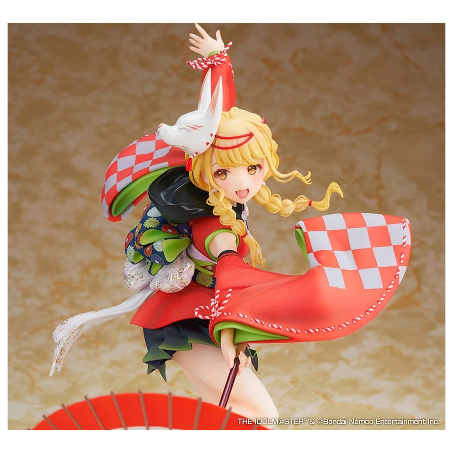 Gakuen The Idolmaster PVC Figur 1/7 Kotone Fujita Kamurogiku Ver. 27 cm Produktfoto