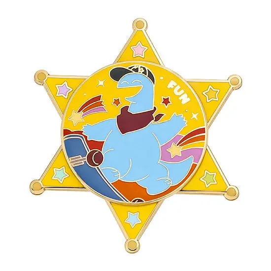 Gal & Dino GoodSmile Moment Ansteck-Pin Skateboard 6 cm Produktfoto