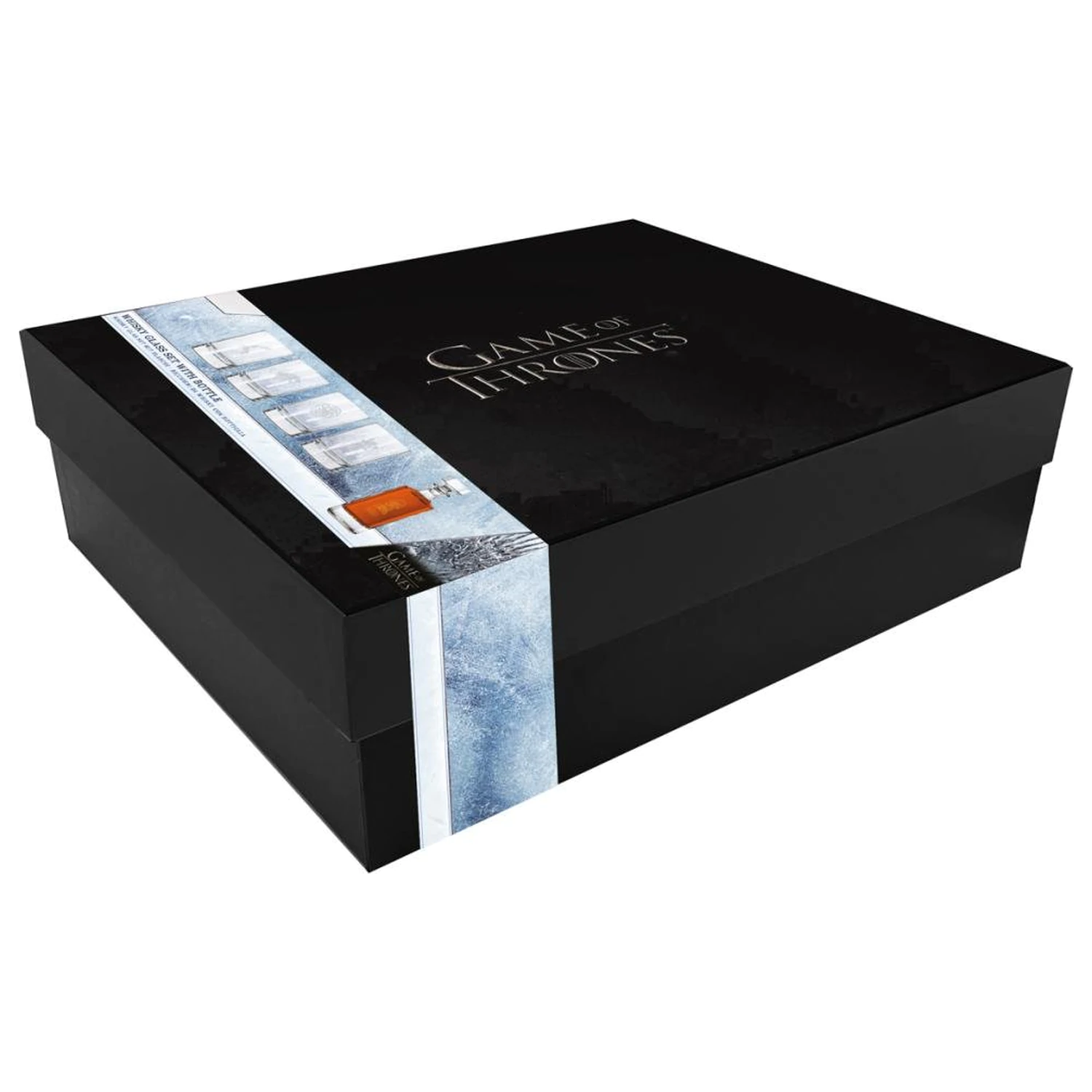 Game of Thrones Set mit 4 gravierten Whiskygläsern Produktfoto