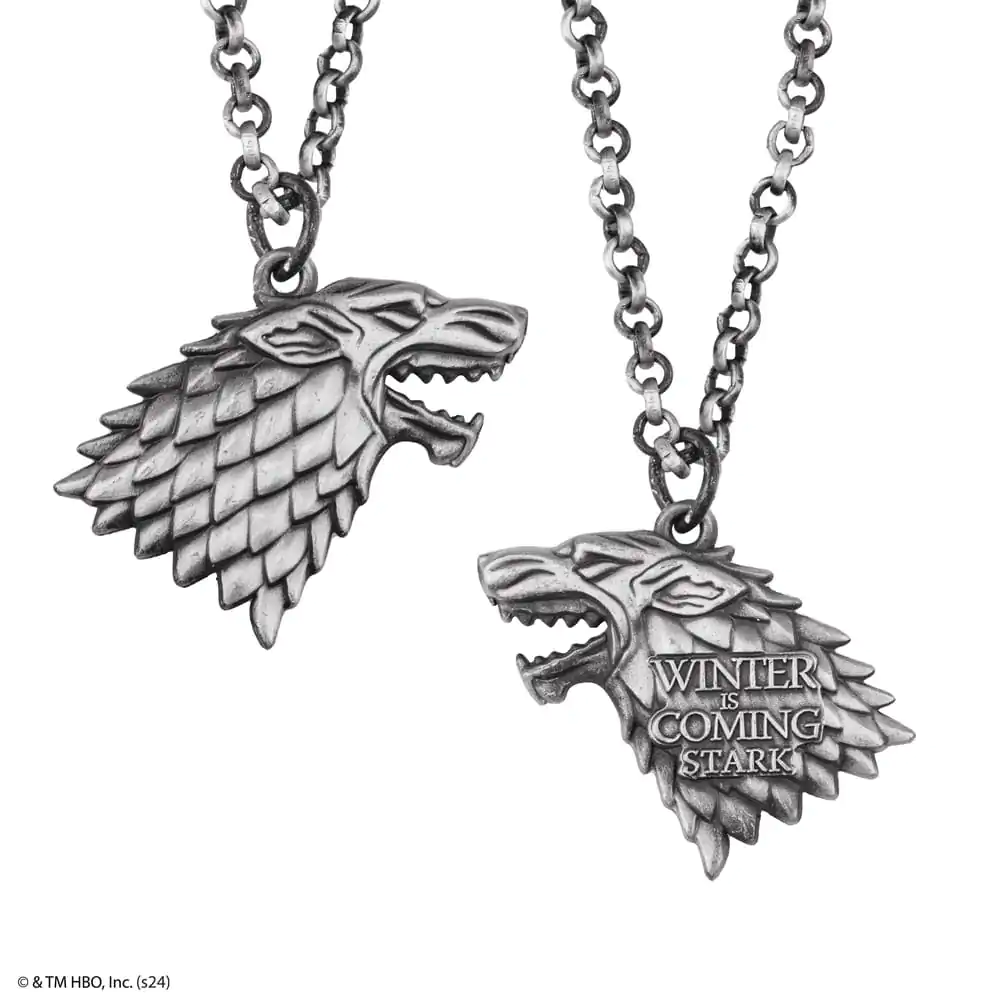 Game of Thrones Christbaumschmuck mit Halskette Stark Produktfoto