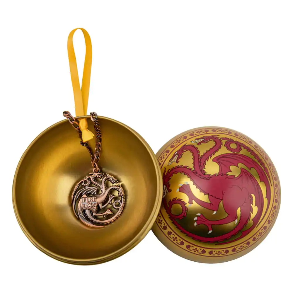 Game of Thrones Christbaumschmuck mit Halskette Targaryen Produktfoto