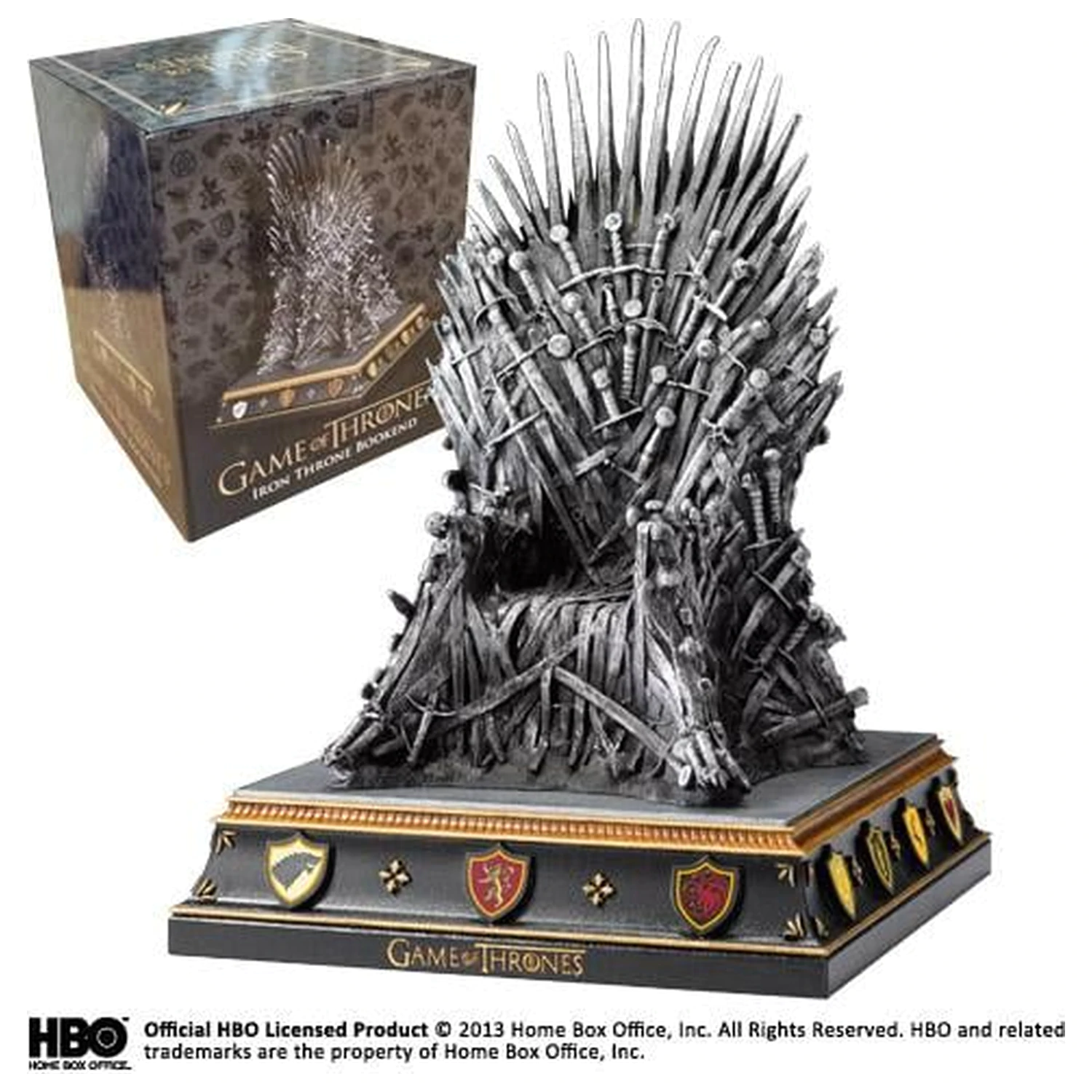 Game of Thrones The Iron Throne Buchstütze Produktfoto